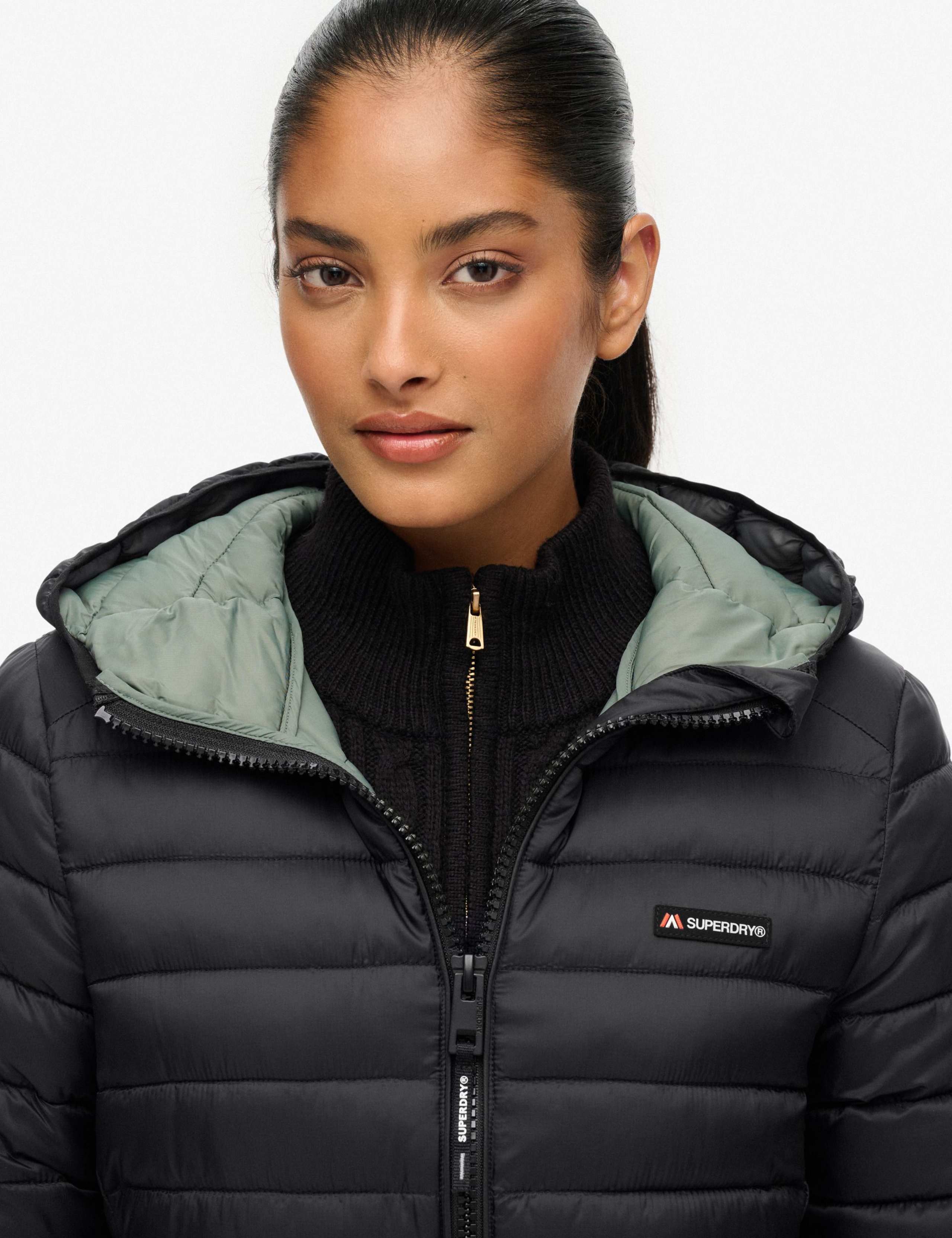 Hooded Padded Longline Puffer Jacket 4 of 4