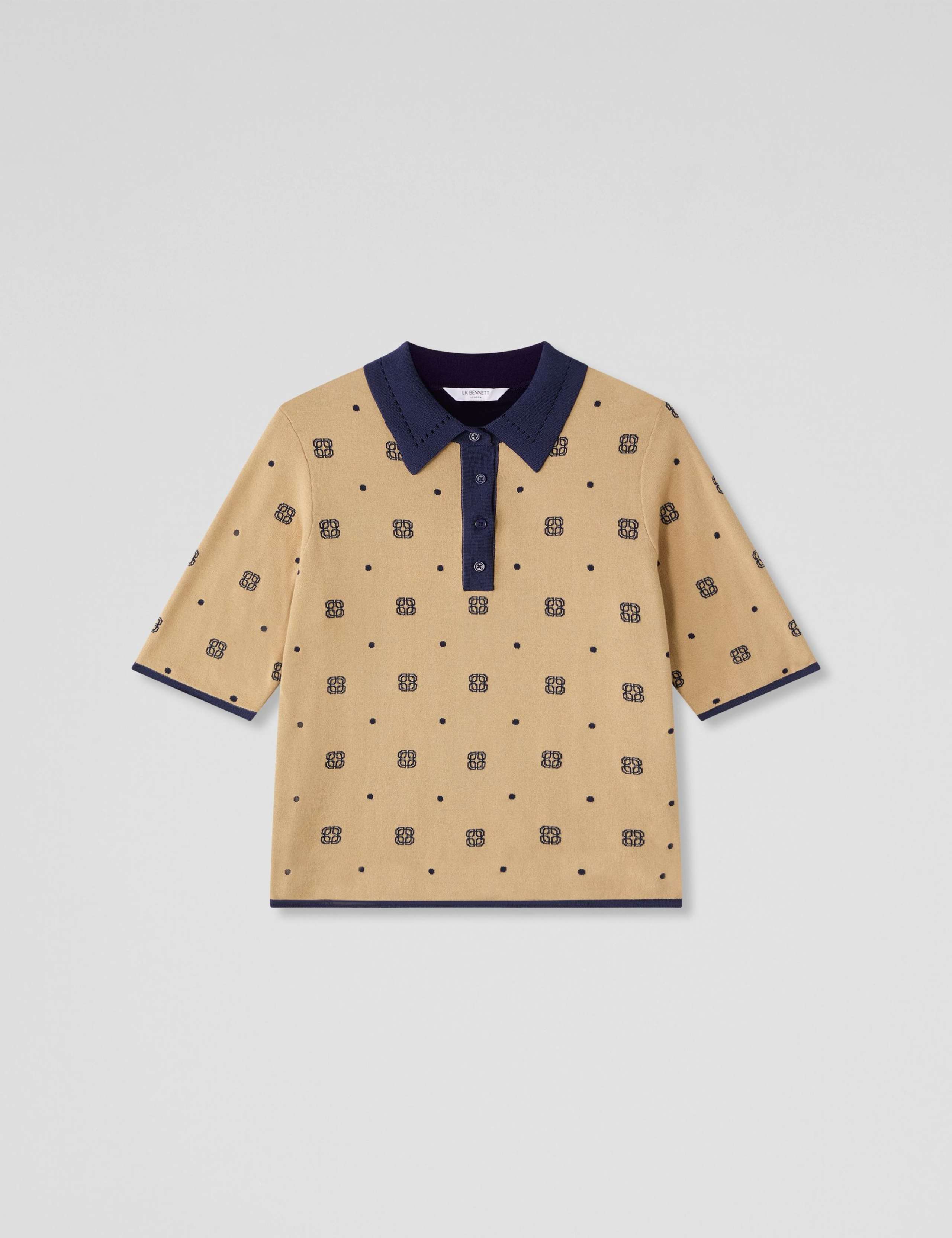 Cotton Rich Patterned Knitted Top 2 of 4