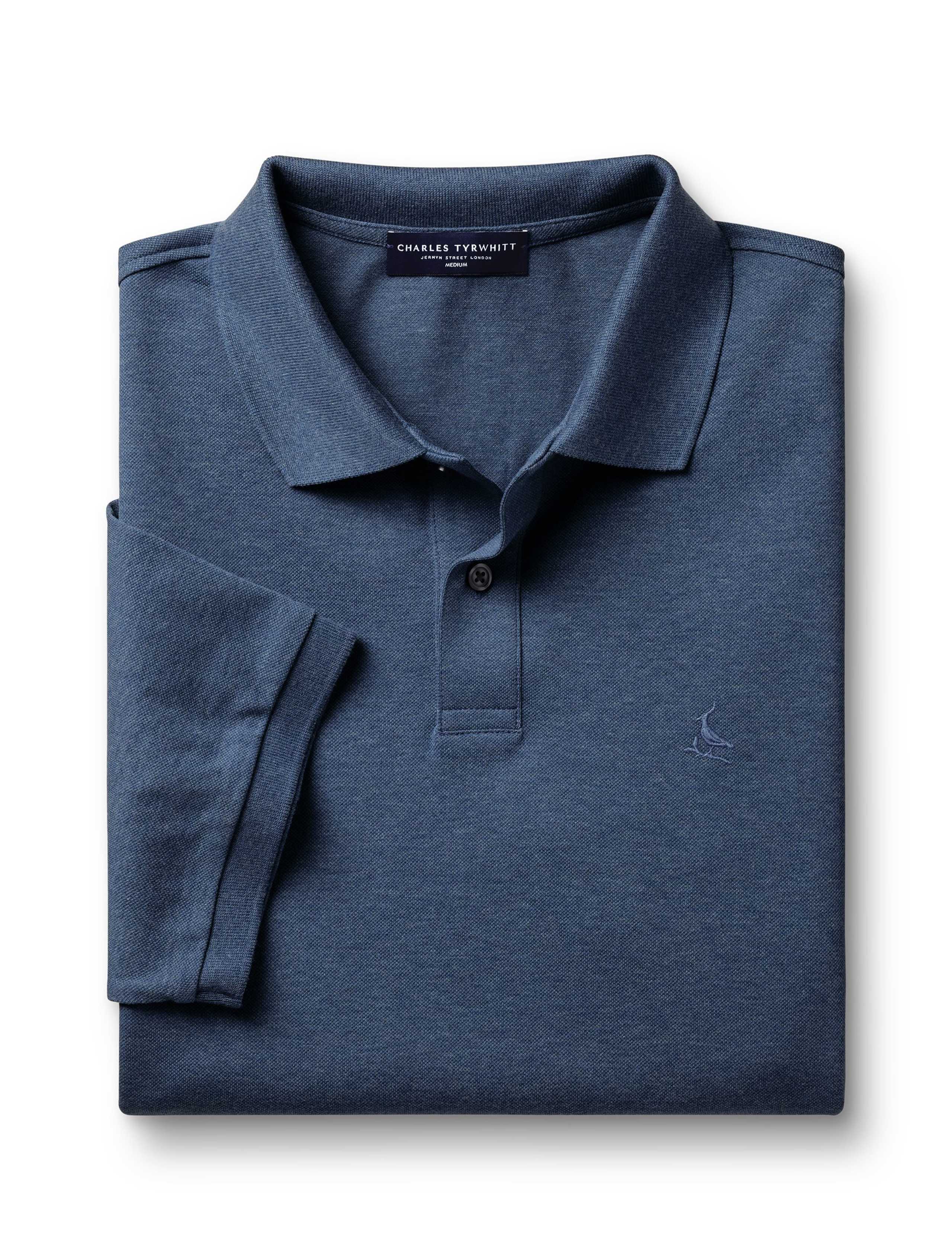 Cotton Rich Pique Polo Shirt 3 of 5