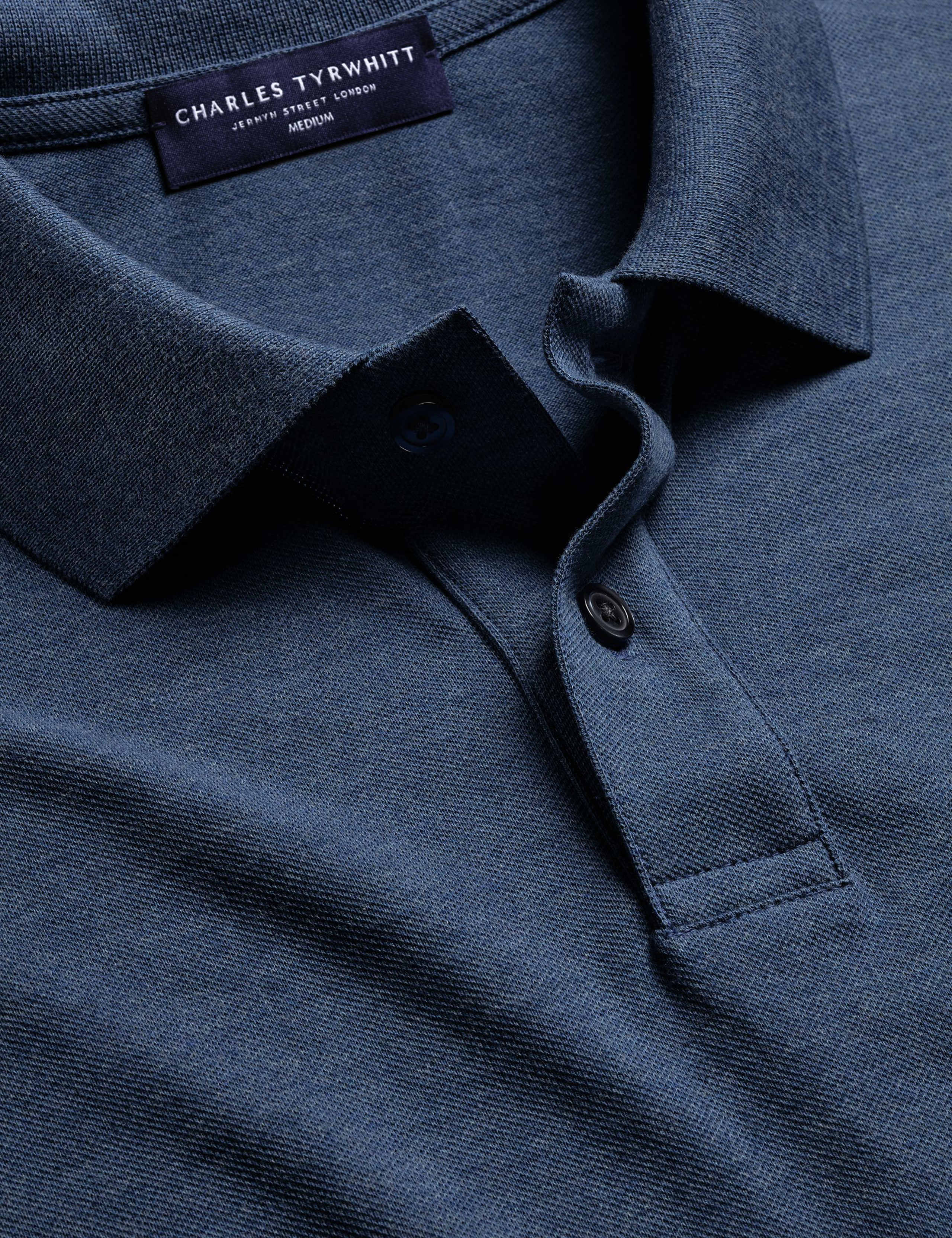 Cotton Rich Pique Polo Shirt 4 of 5