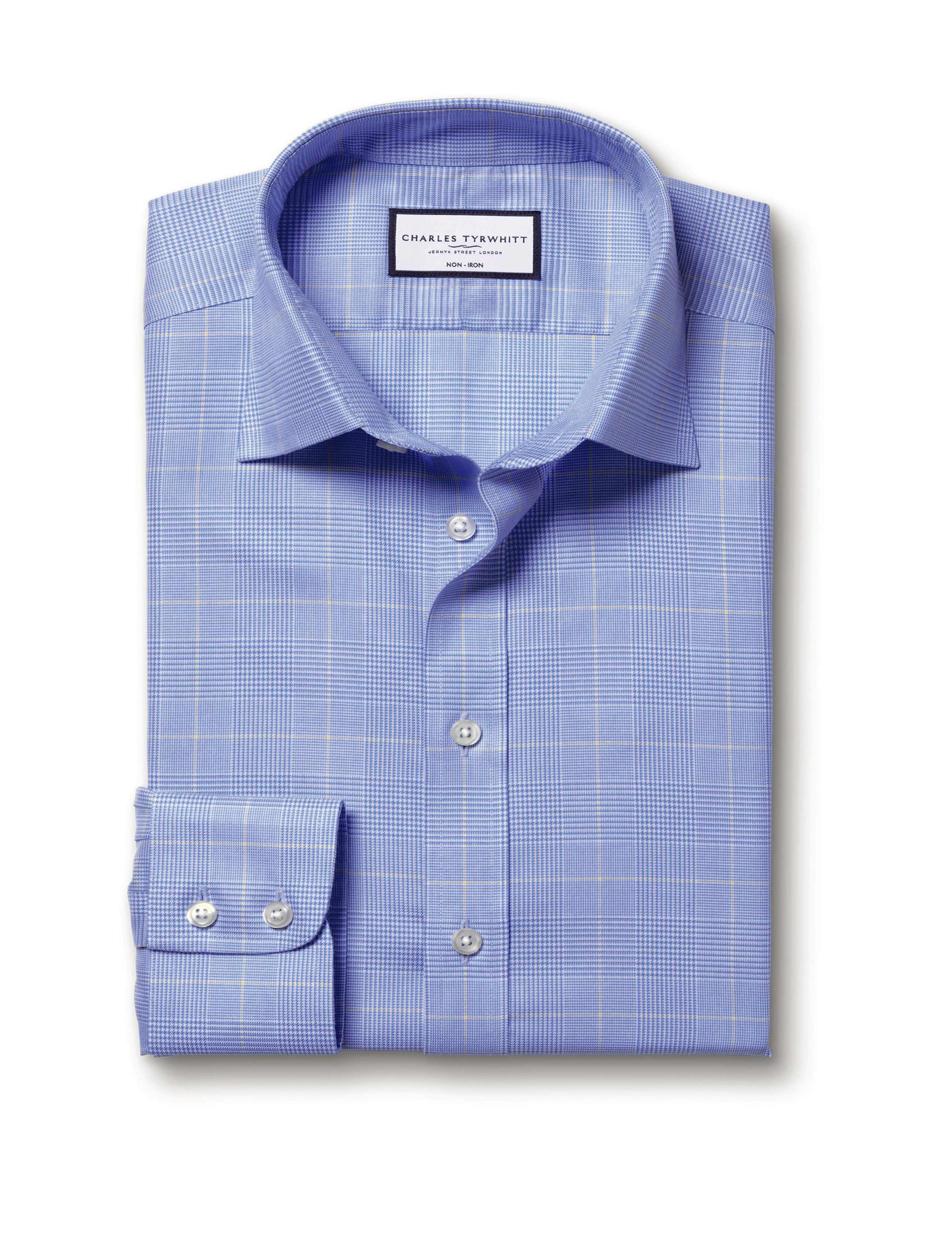 Regular Fit Non Iron Pure Cotton Check Shirt 1 of 7