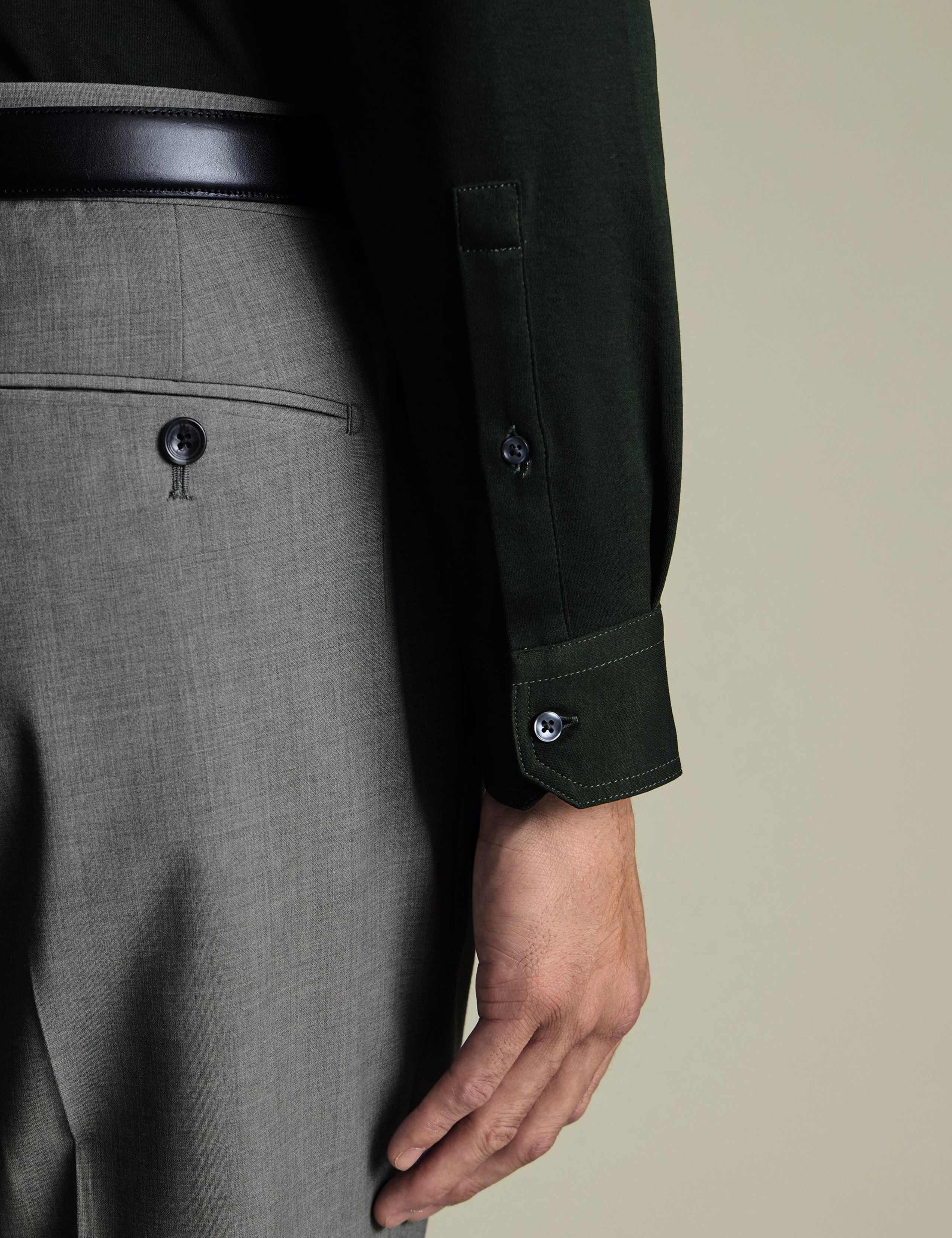 Pure Cotton Jersey Long Sleeve Polo Shirt 5 of 6