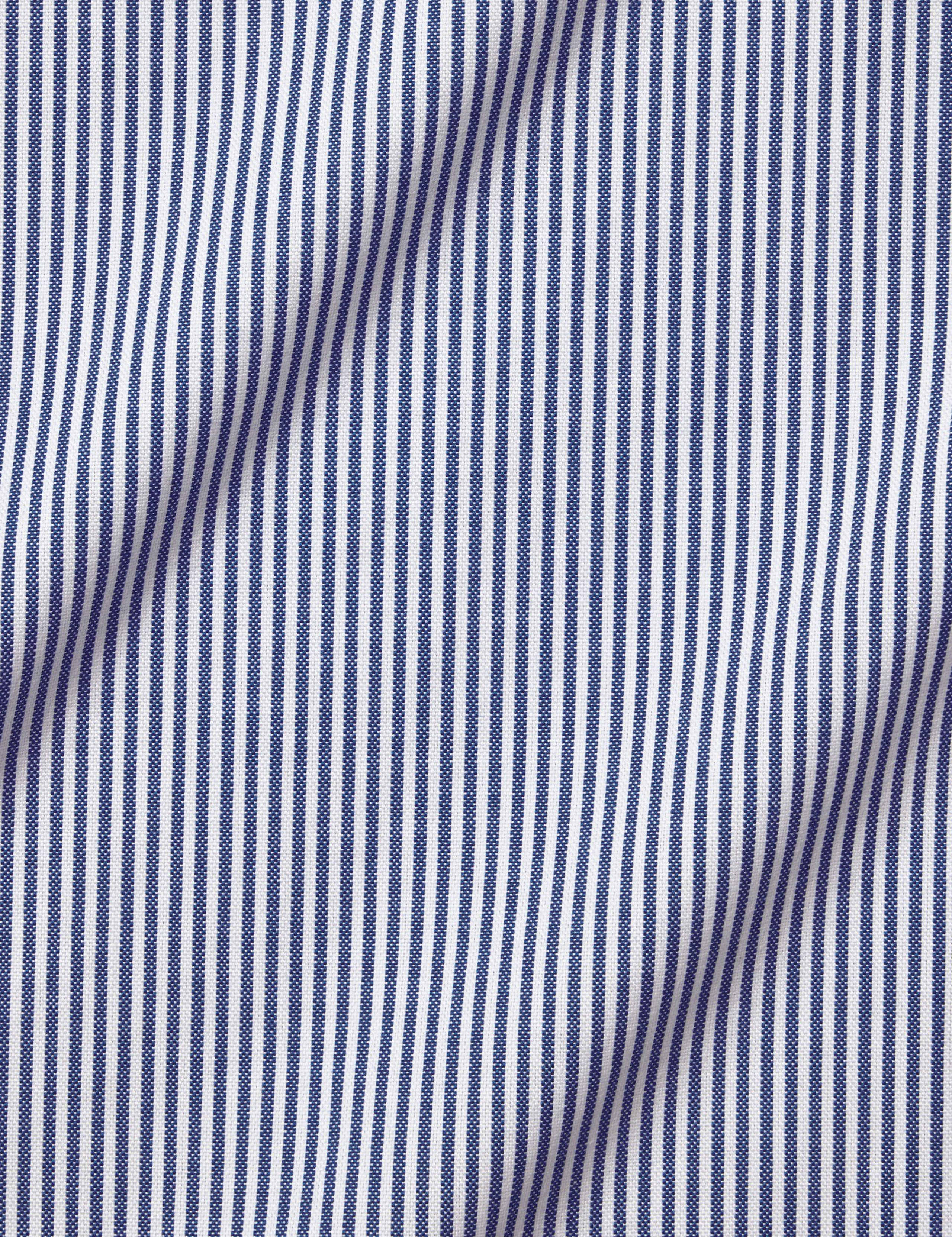 Regular Fit Non Iron Pure Cotton Striped Oxford Shirt 6 of 6