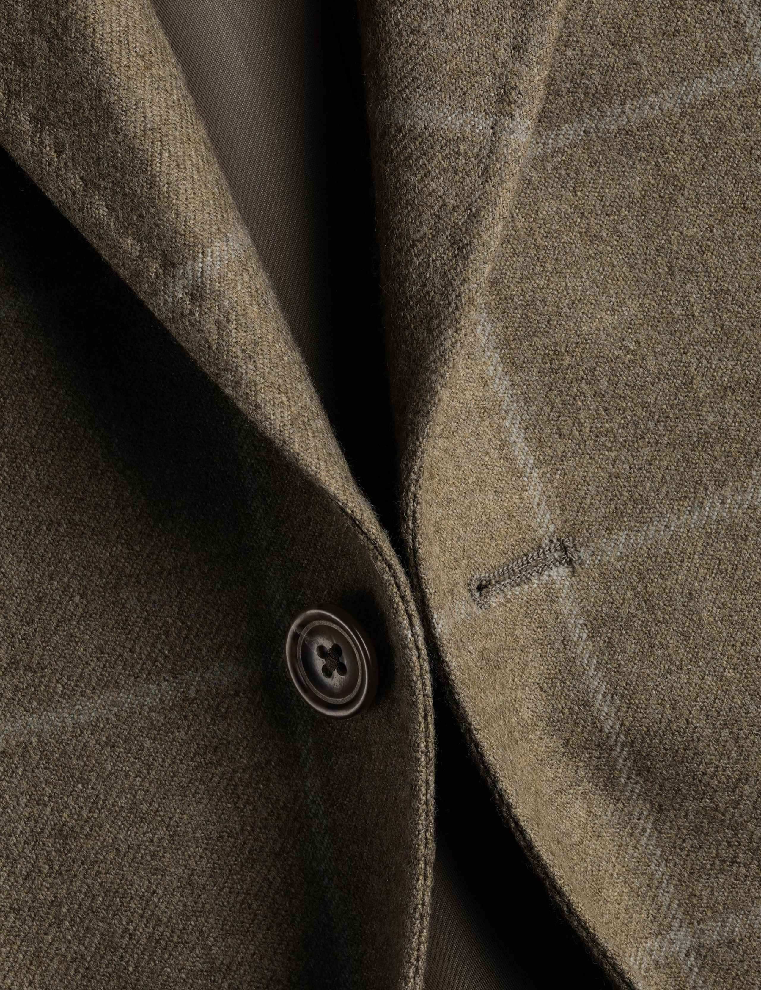 Slim Fit Pure Wool Check Blazer 2 of 5