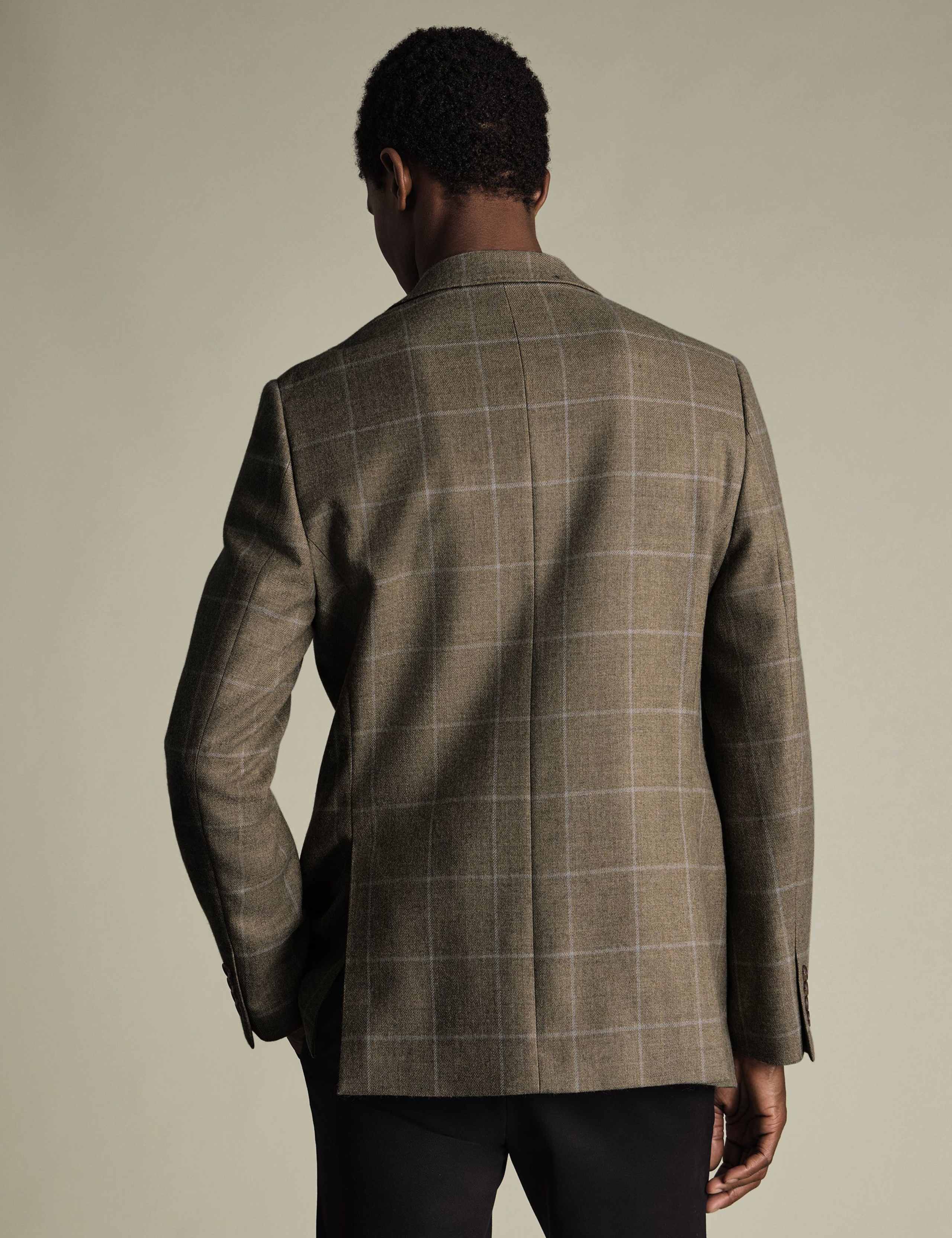 Slim Fit Pure Wool Check Blazer 5 of 5