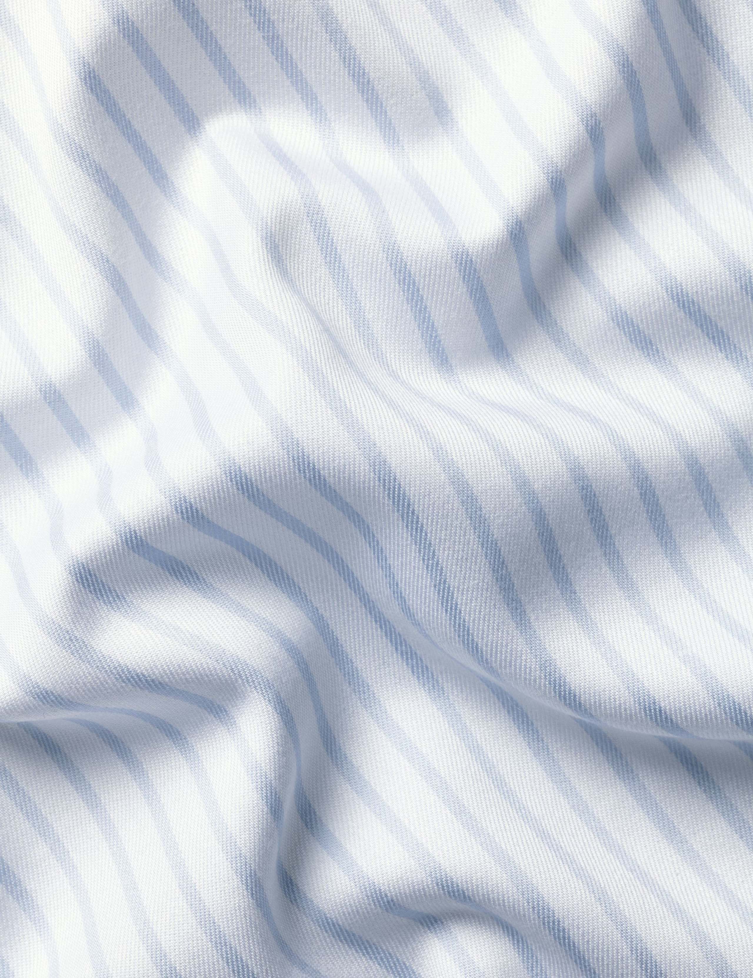 Slim Fit Non Iron Pure Cotton Striped Shirt 5 of 6