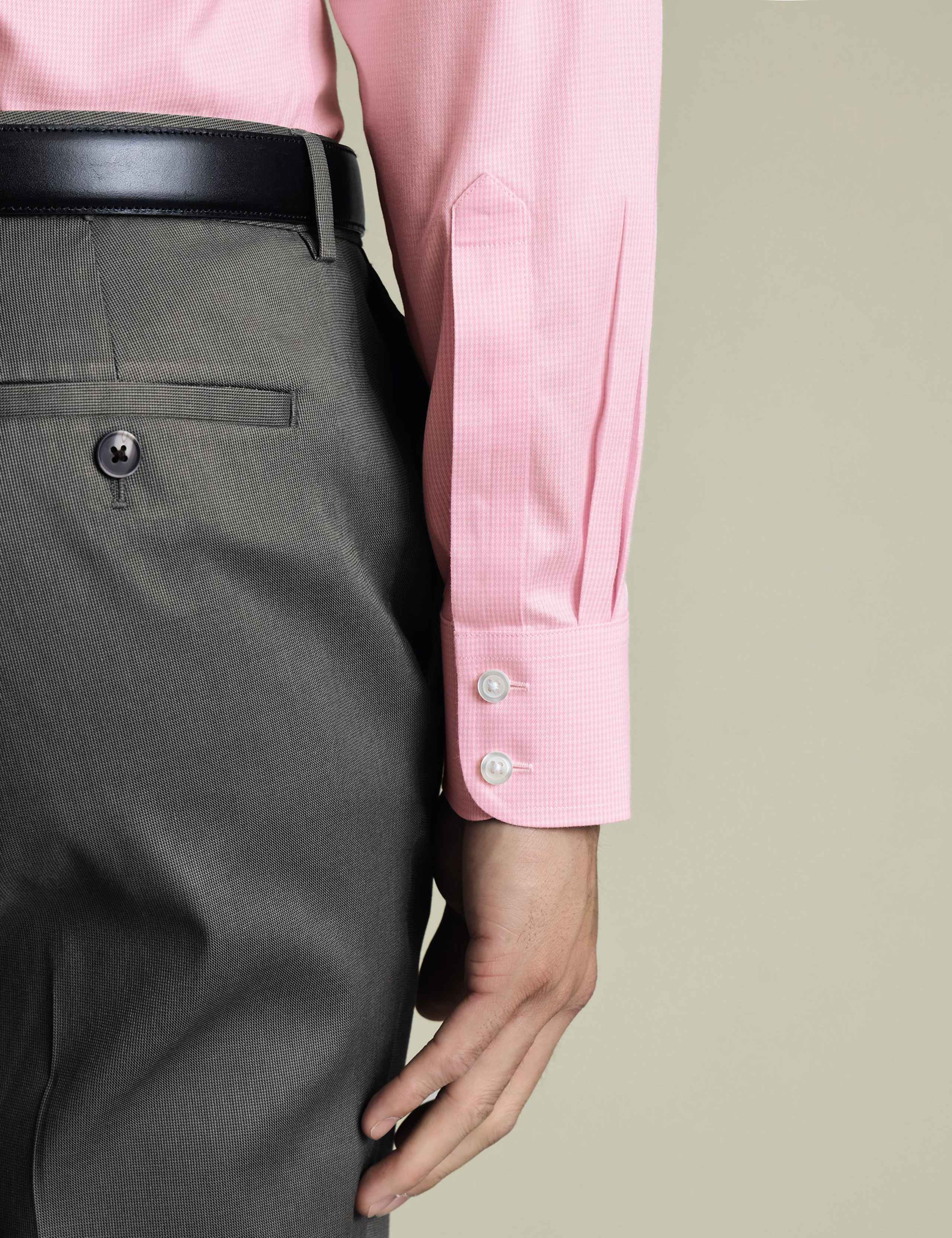 Slim Fit Non Iron Pure Cotton Puppytooth Shirt 4 of 6