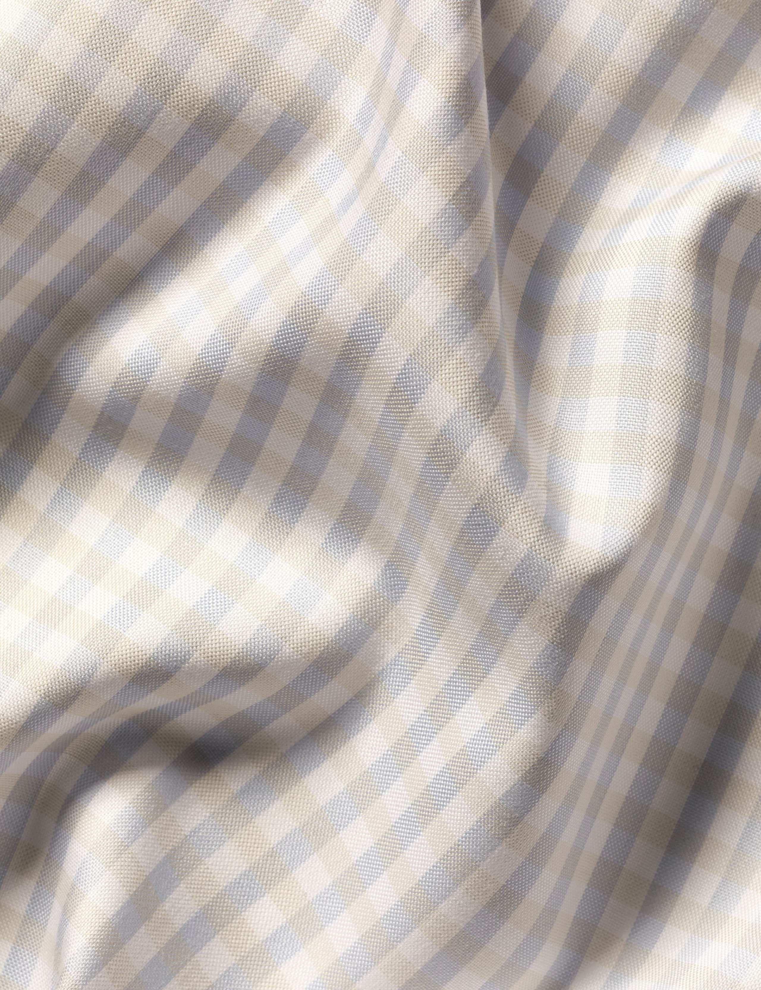 Slim Fit Non Iron Pure Cotton Check Oxford Shirt 5 of 6