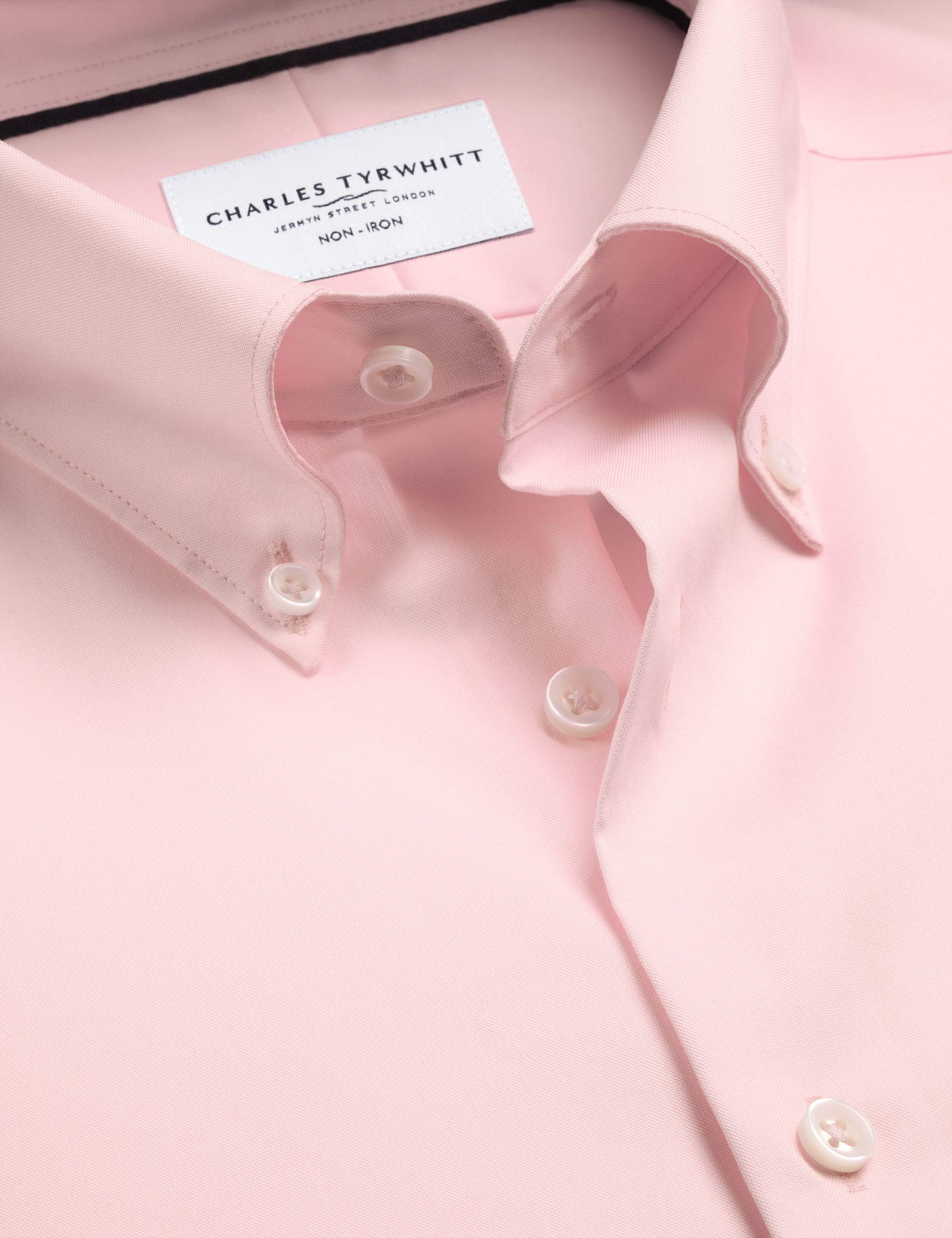 Slim Fit Non Iron Pure Cotton Oxford Shirt 3 of 6