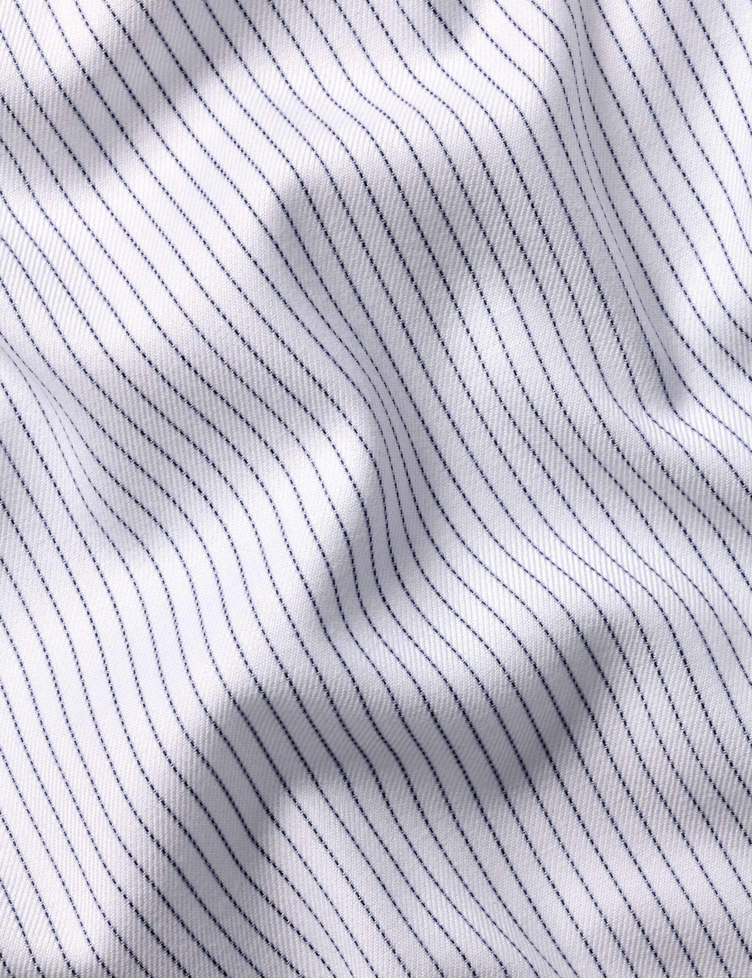 Slim Fit Non Iron Pure Cotton Striped Shirt 5 of 6