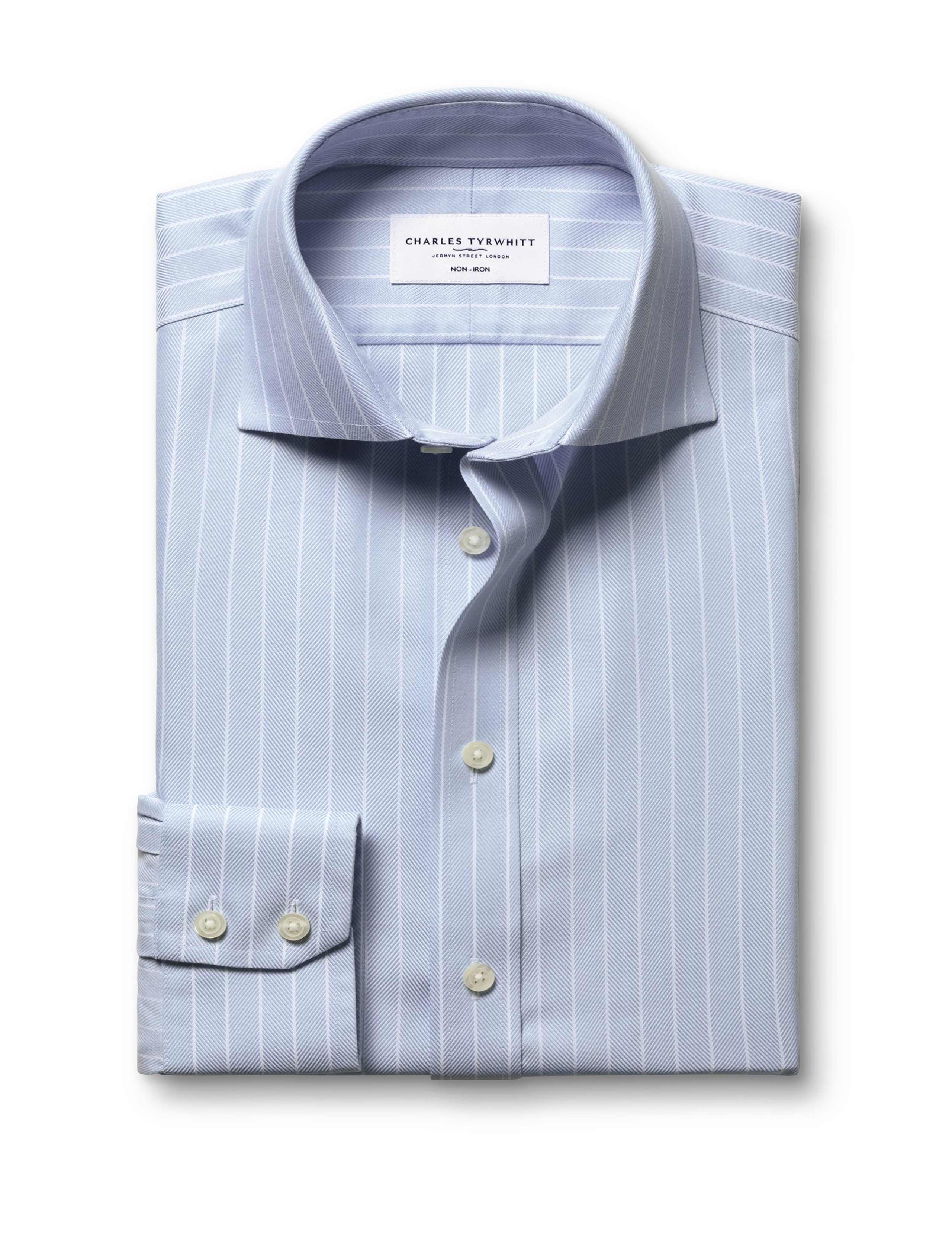 Slim Fit Non Iron Herringbone Shirt 6 of 6