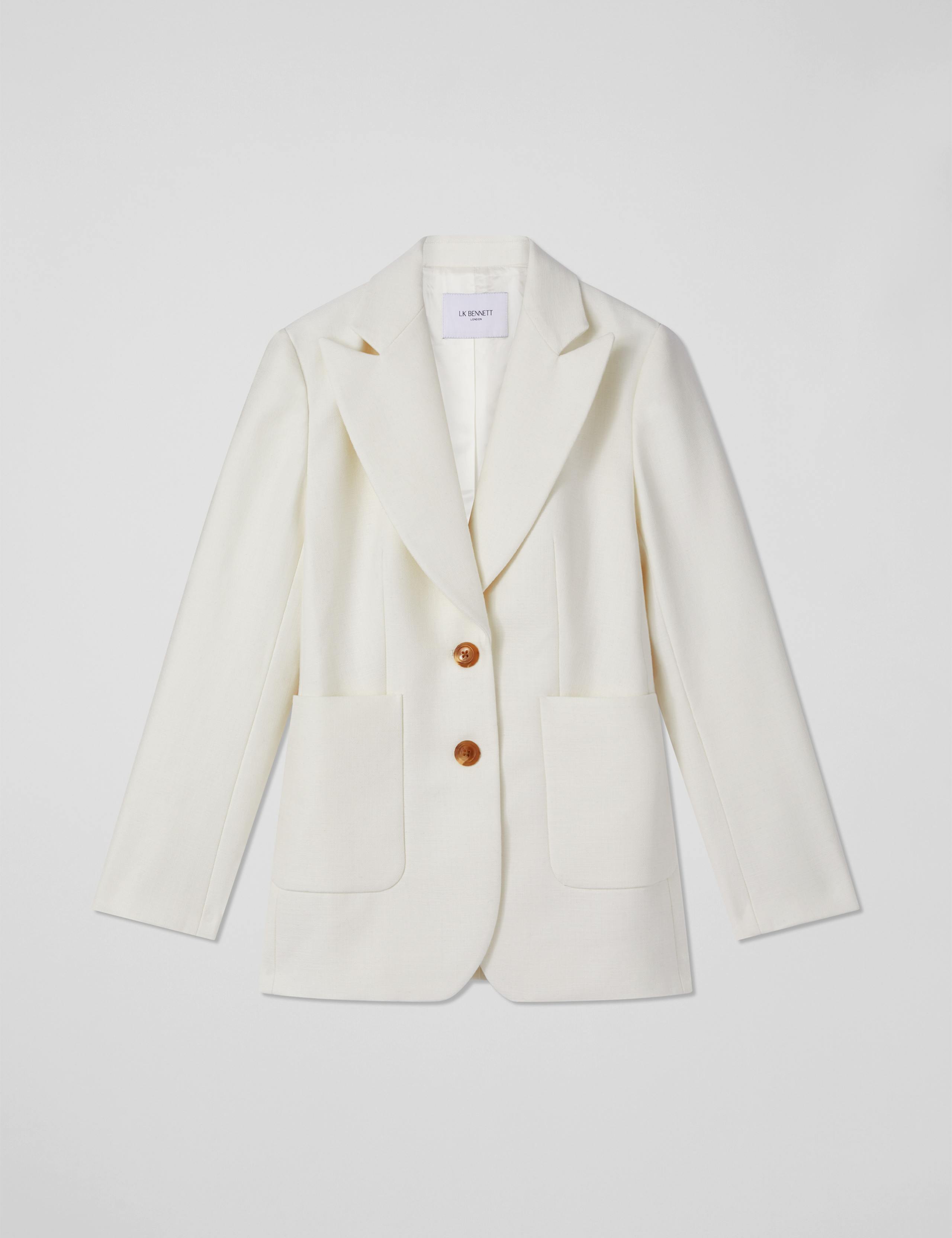 Pure Cotton Single Breasted Blazer 2 of 4