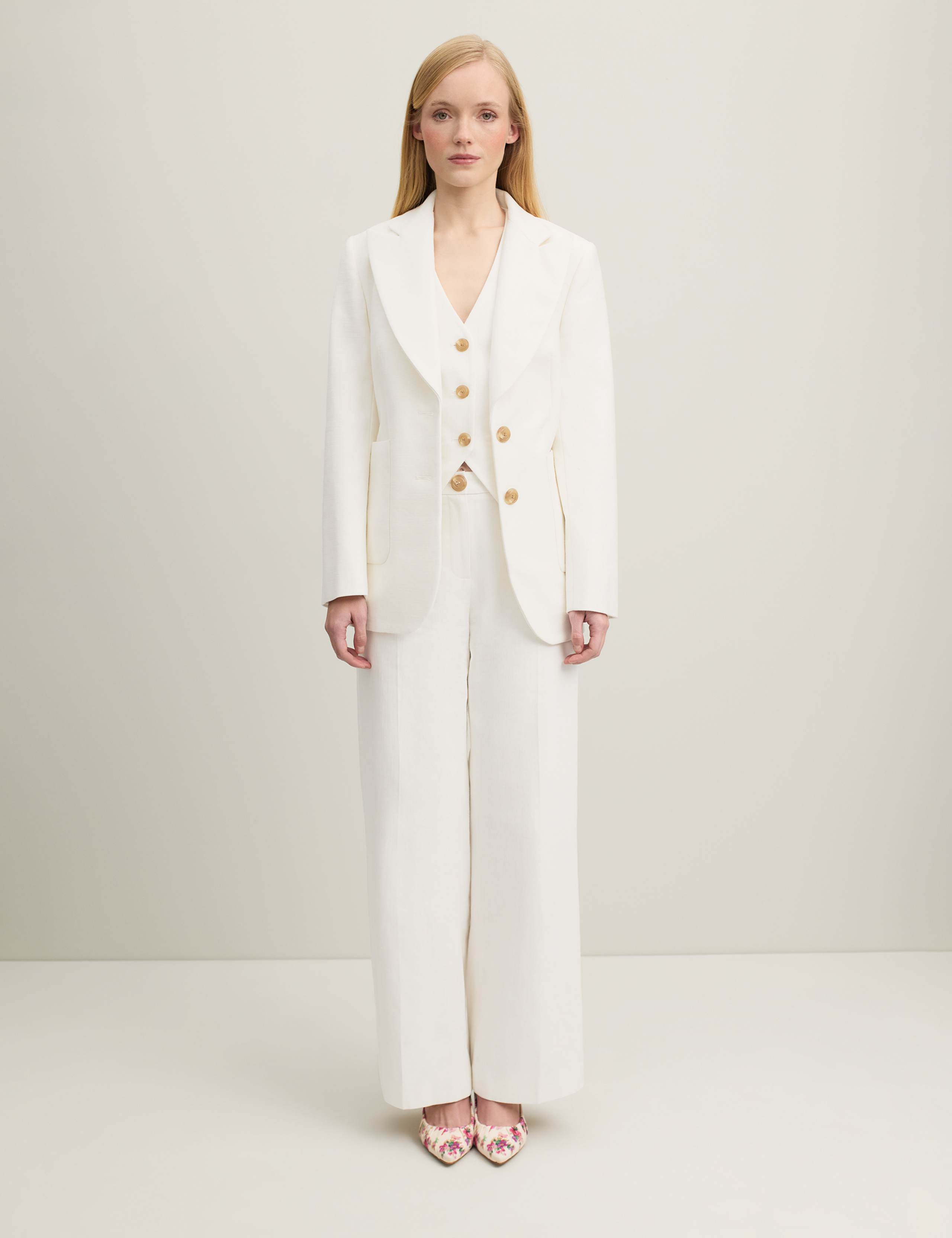 Pure Cotton Single Breasted Blazer 4 of 4