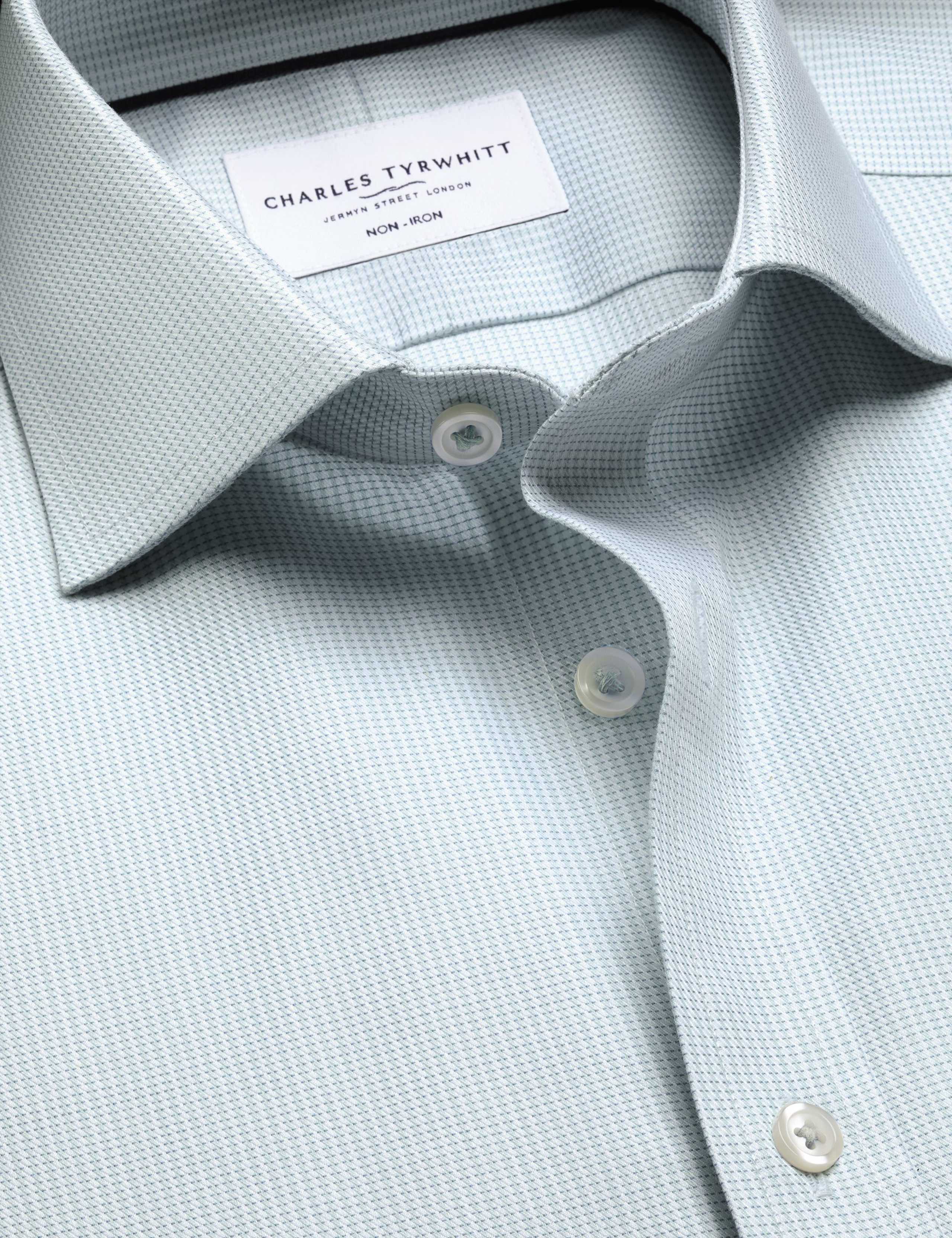 Slim Fit Non Iron Pure Cotton Puppytooth Shirt 4 of 7