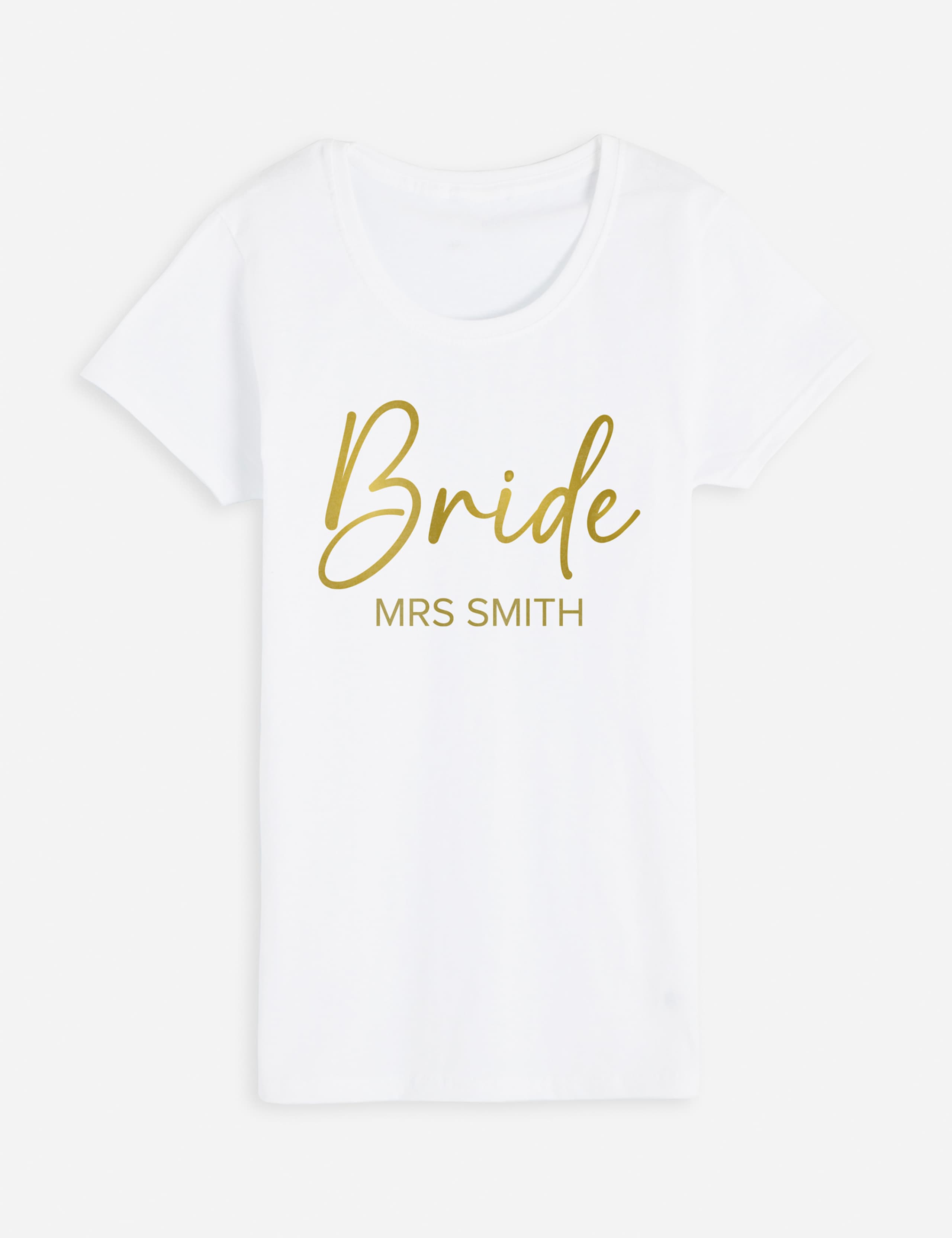 Personalised Bride T-Shirt 1 of 3