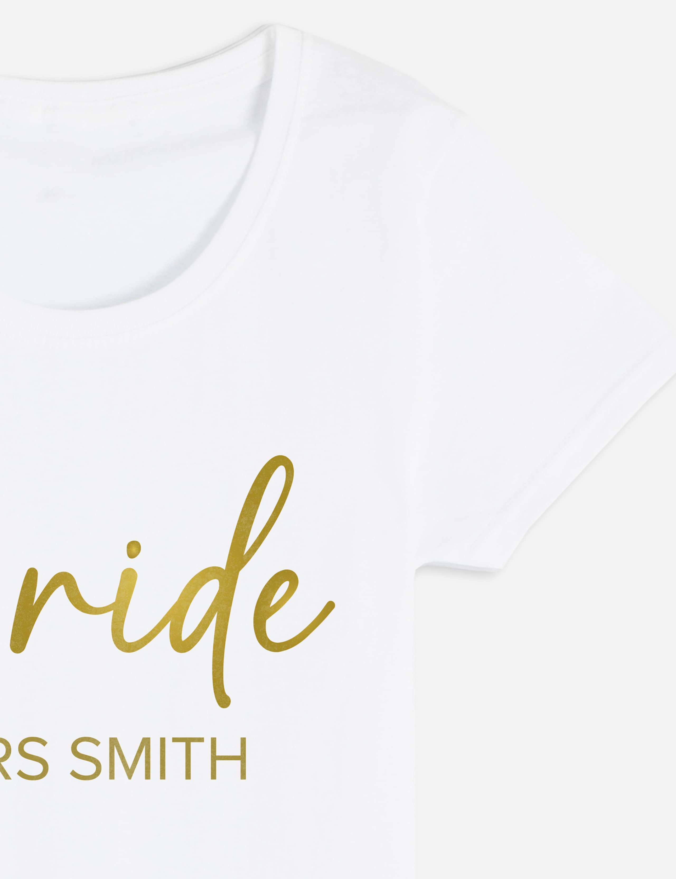Personalised Bride T-Shirt 2 of 3