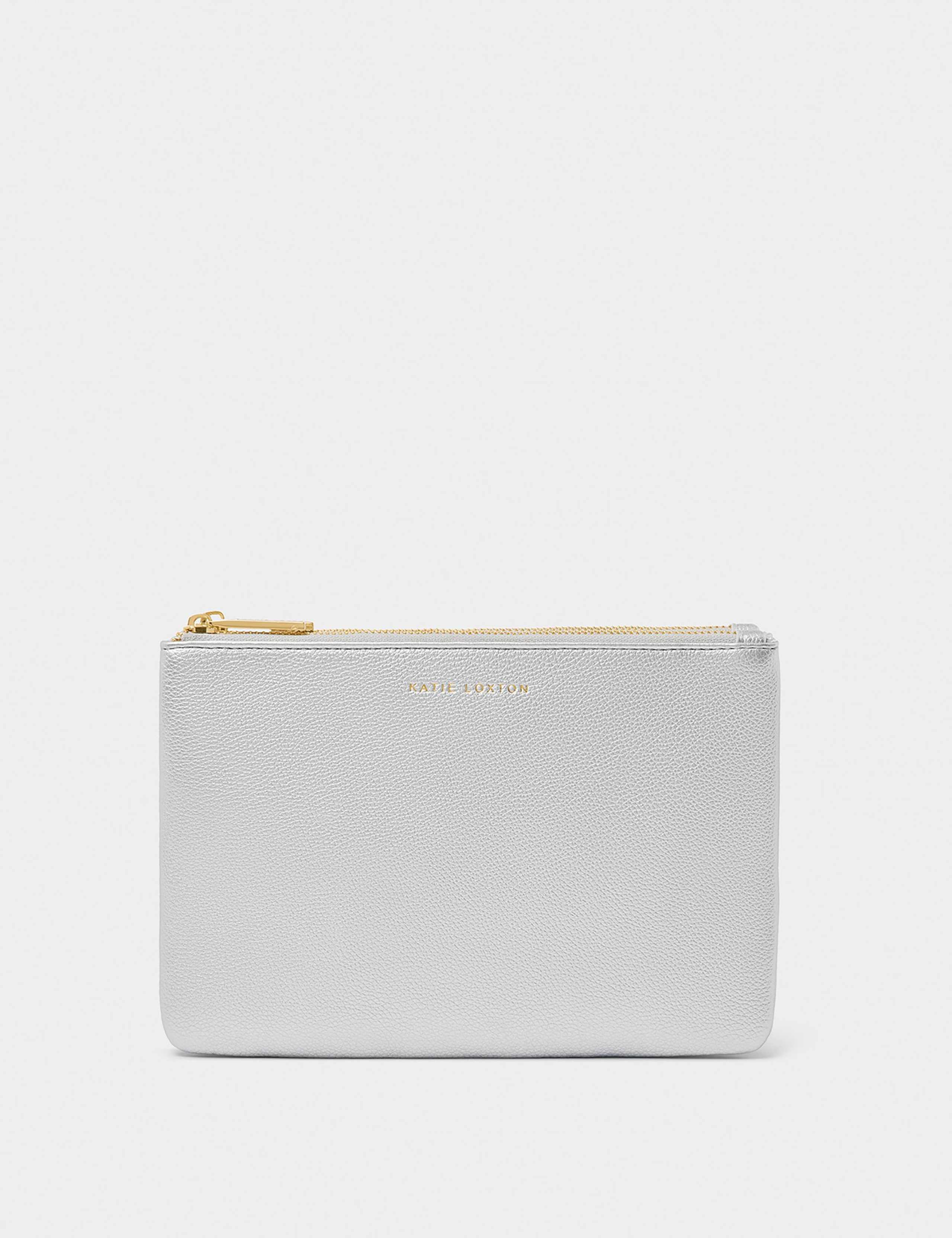 Faux Leather Metallic Duo Pouch Purse 2 of 5