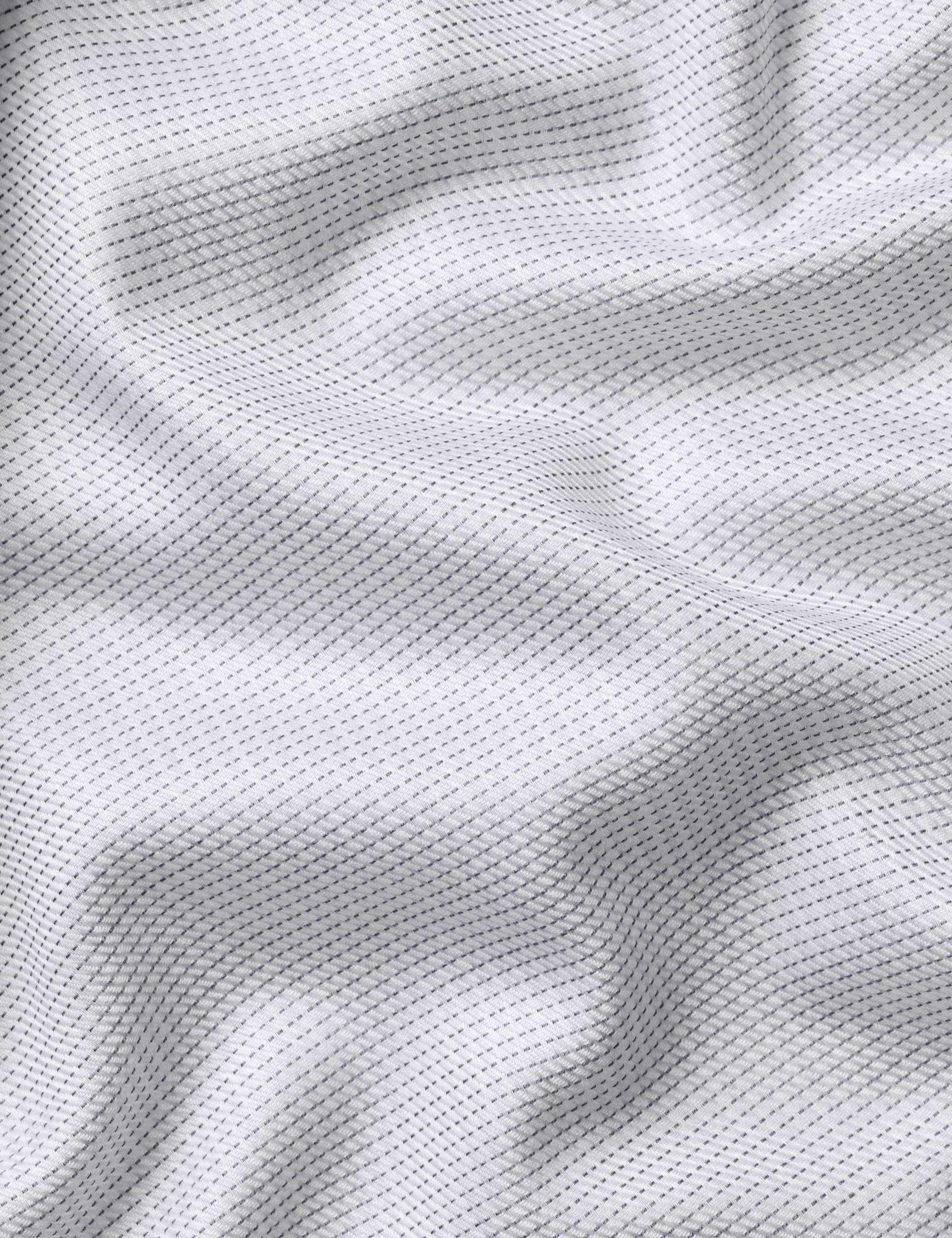 Slim Fit Non Iron Pure Cotton Textured Shirt 5 of 6