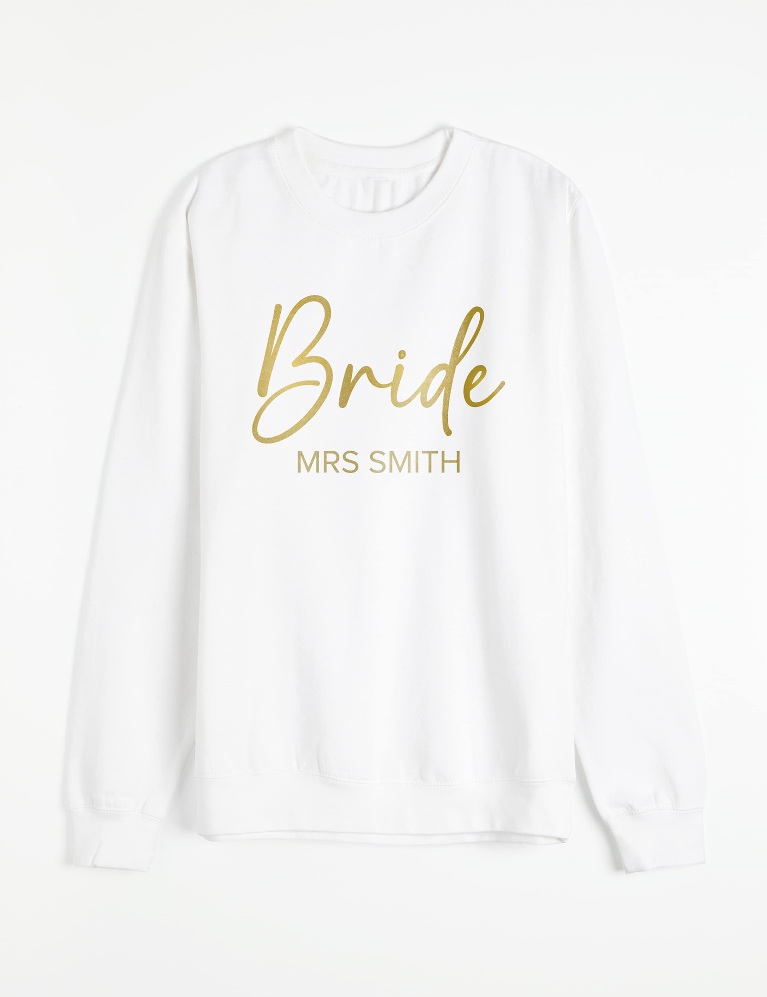 Personalised Bride Sweatshirt 1 of 3