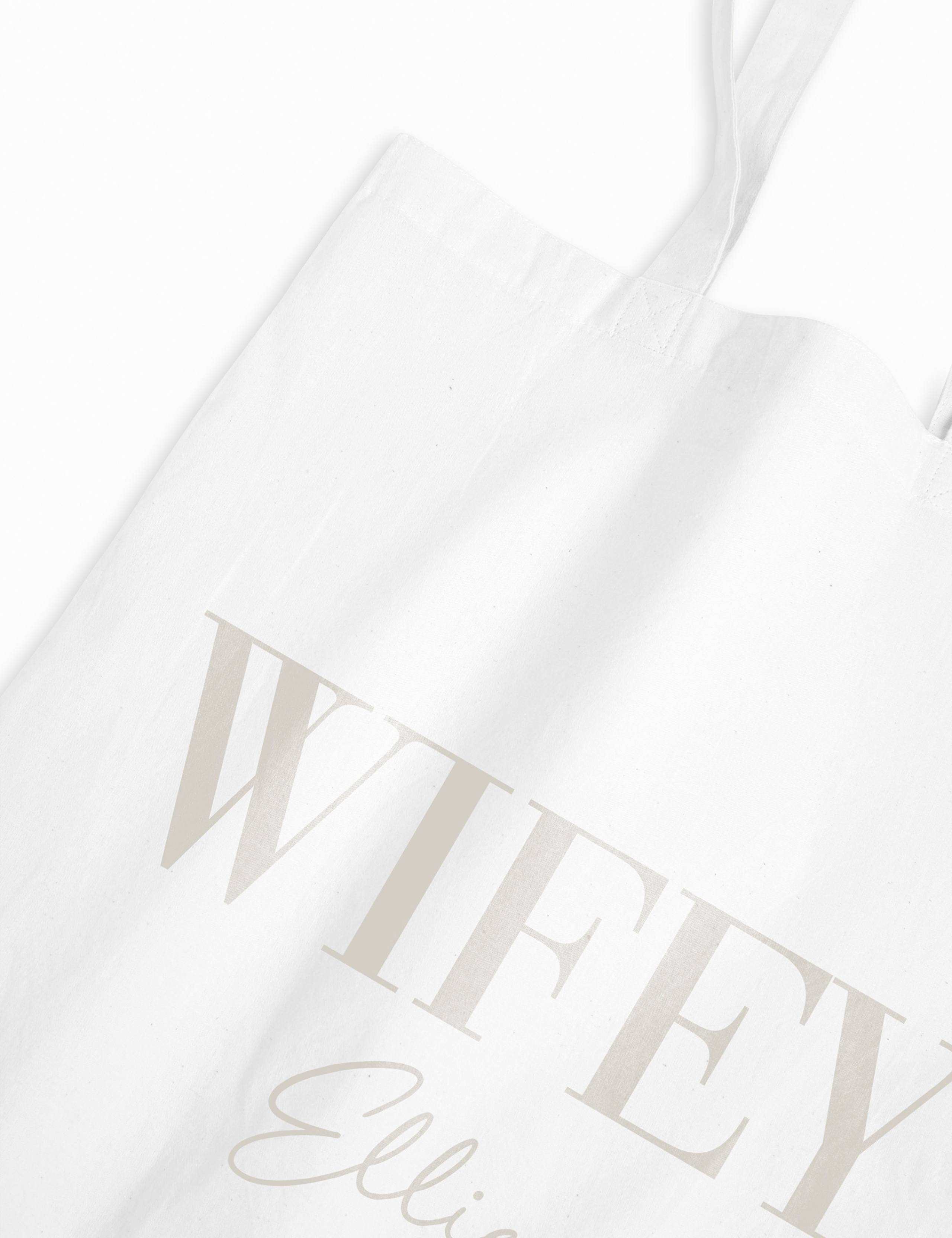 Personalised Wifey Tote Bag 2 of 3