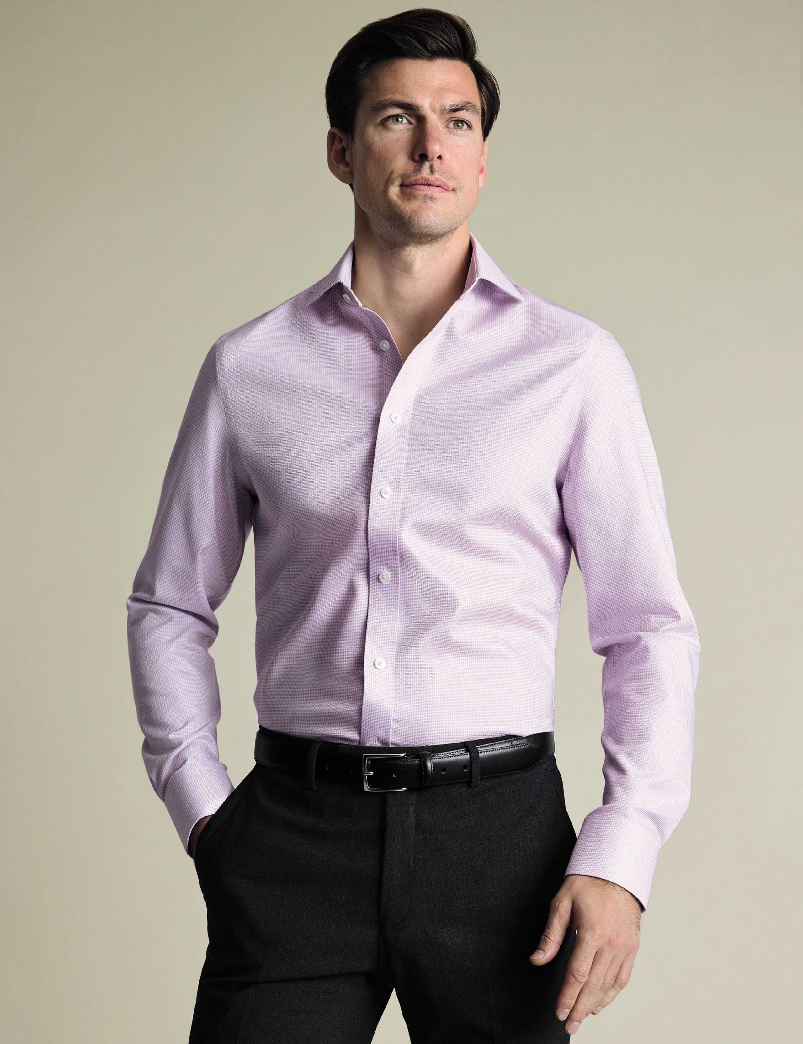 Slim Fit Non Iron Pure Cotton Shirt 1 of 6
