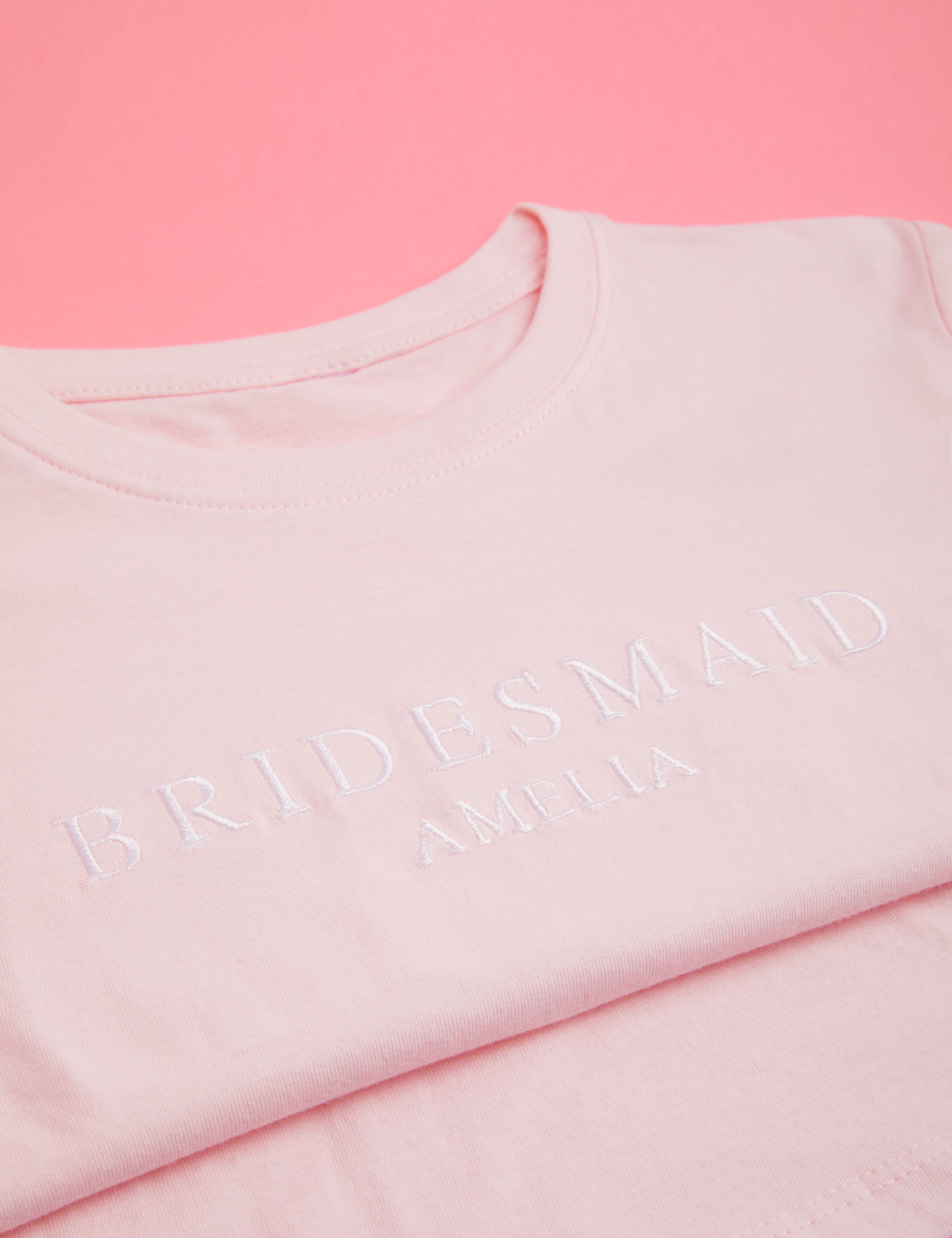 Personalised Kids Bridesmaid T-Shirt (3-12 Yrs) 2 of 4