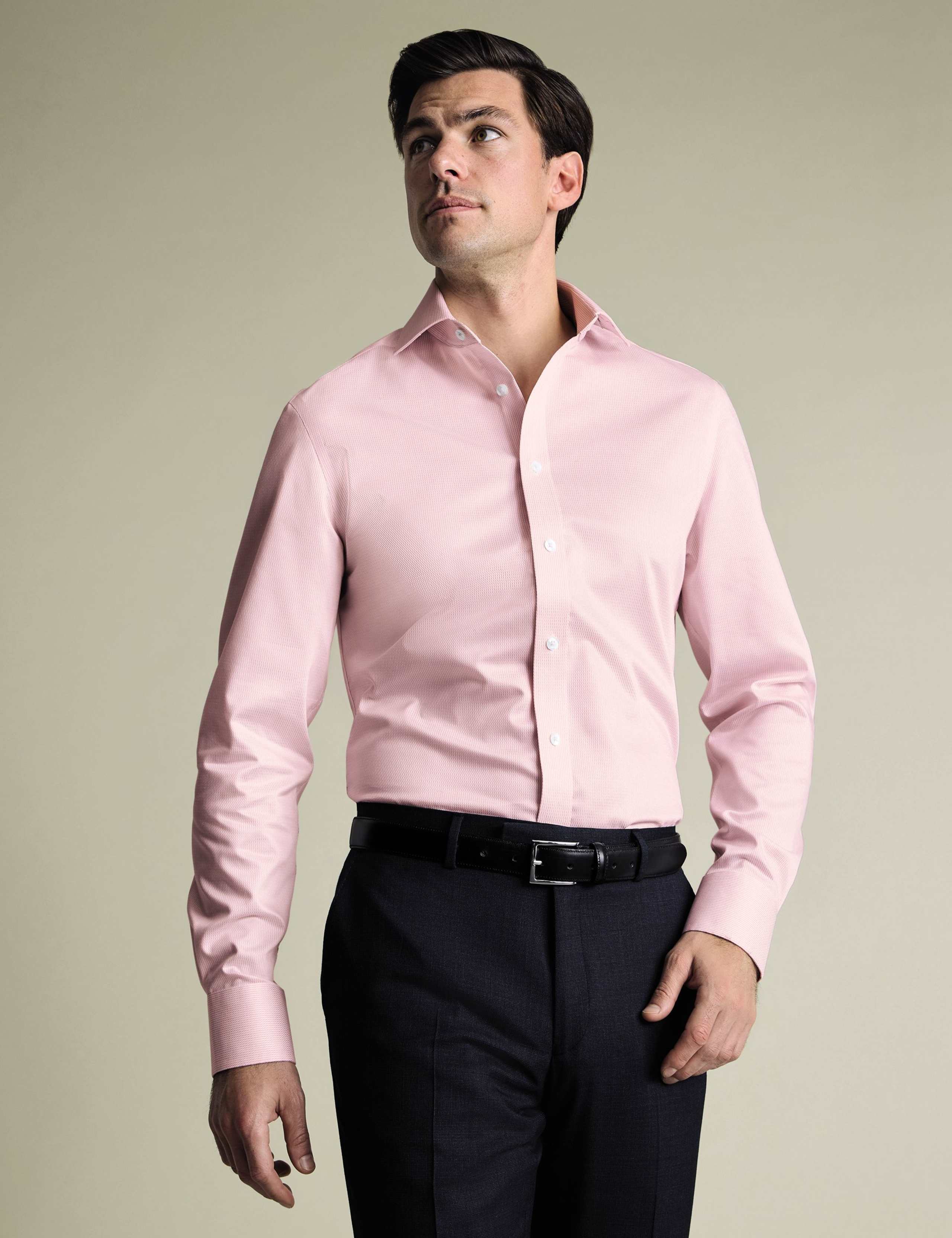 Slim Fit Non Iron Pure Cotton Shirt 1 of 6