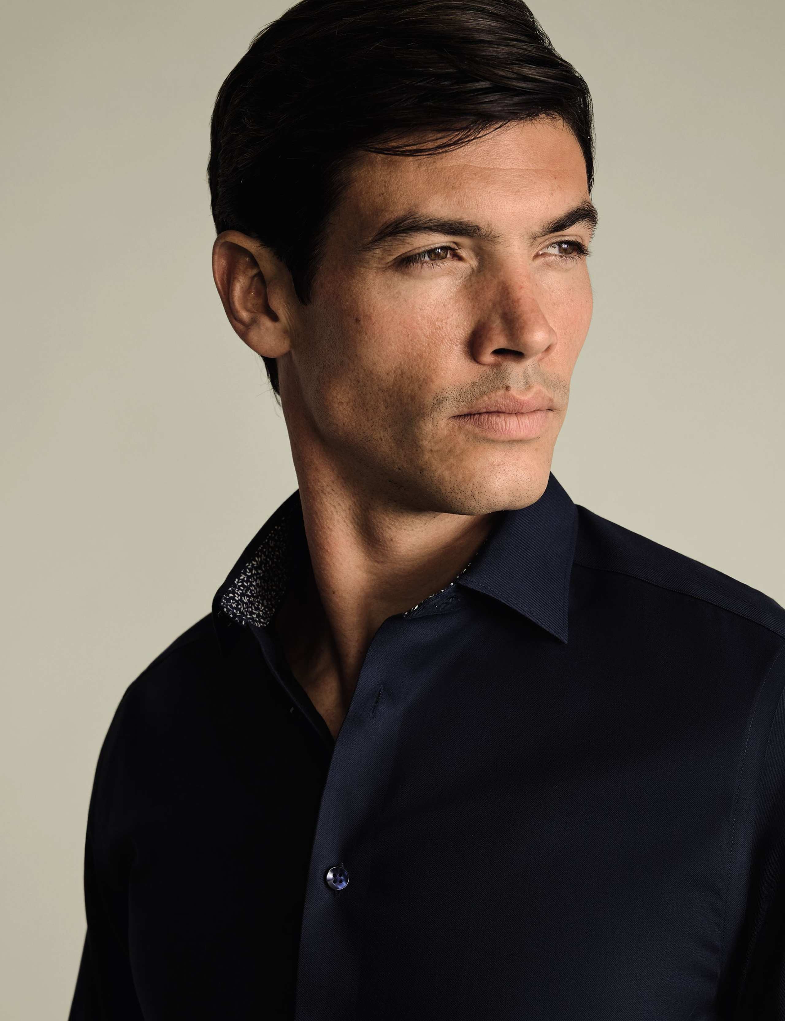 Slim Fit Non Iron Pure Cotton Floral Shirt 2 of 7