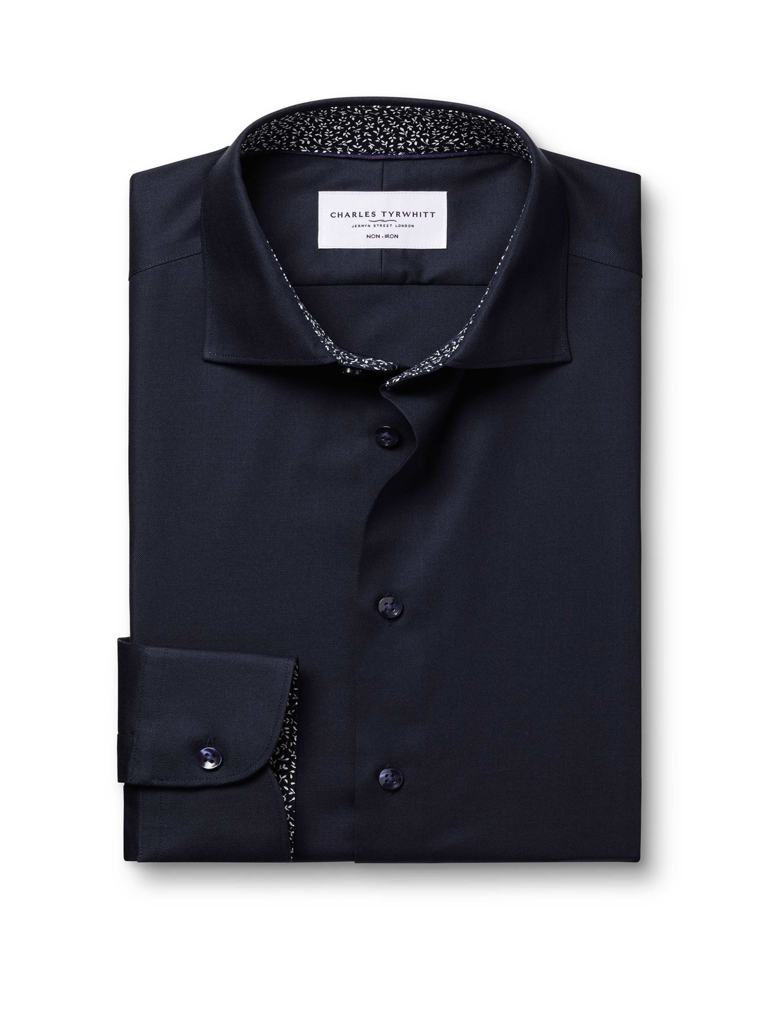 Slim Fit Non Iron Pure Cotton Floral Shirt 7 of 7