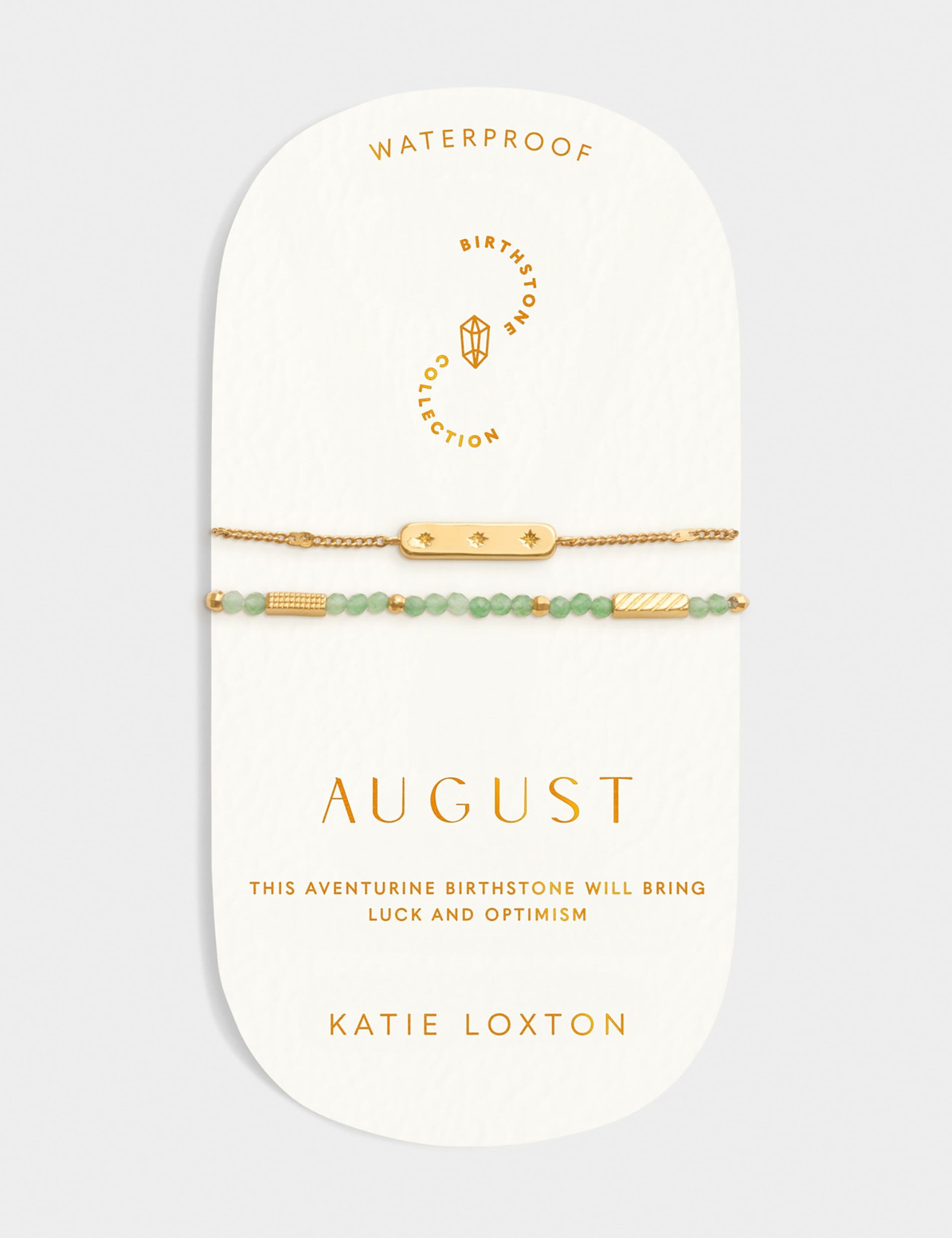 August Waterproof Birthstone Bracelet 5 of 5