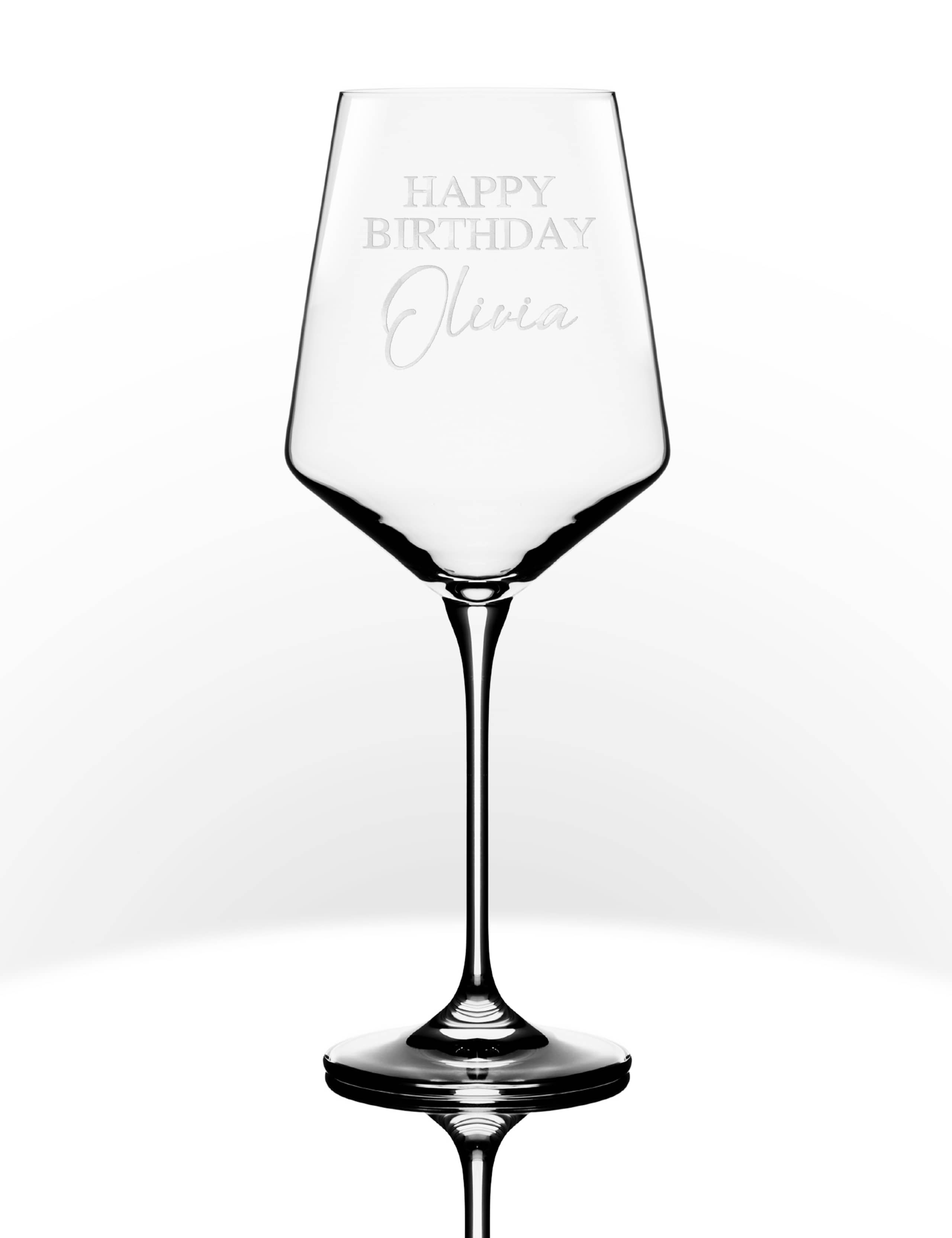 Personalised Birthday Wine Glass 1 of 3