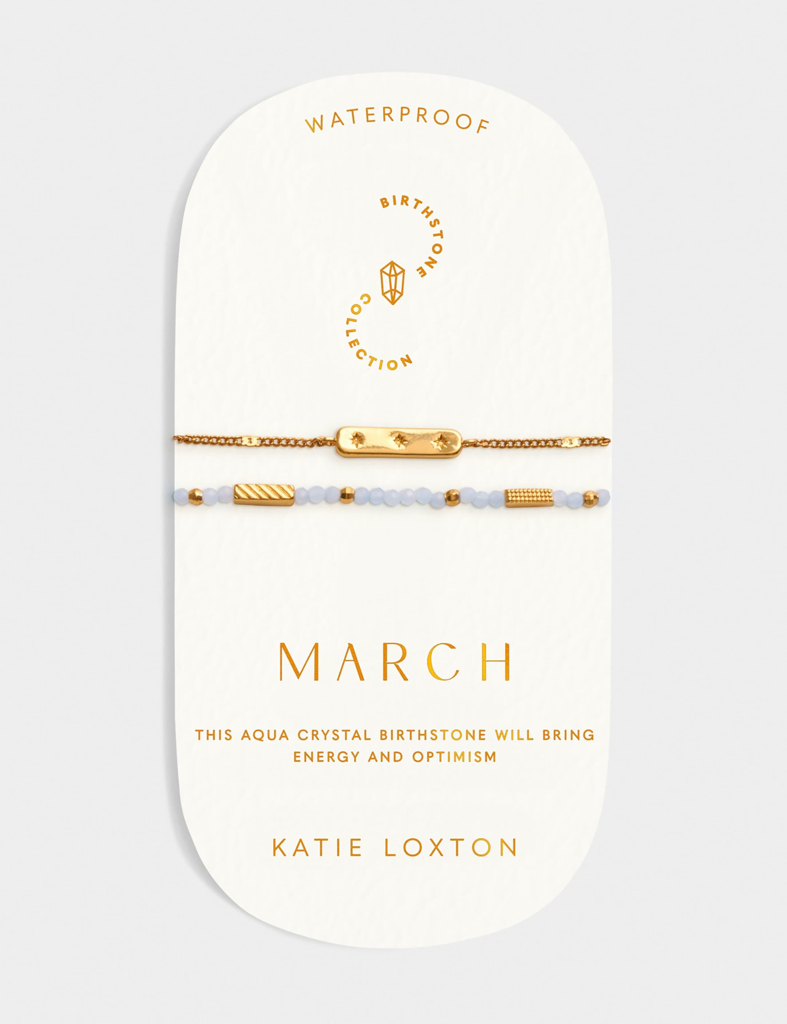 March Waterproof Birthstone Bracelet 4 of 5