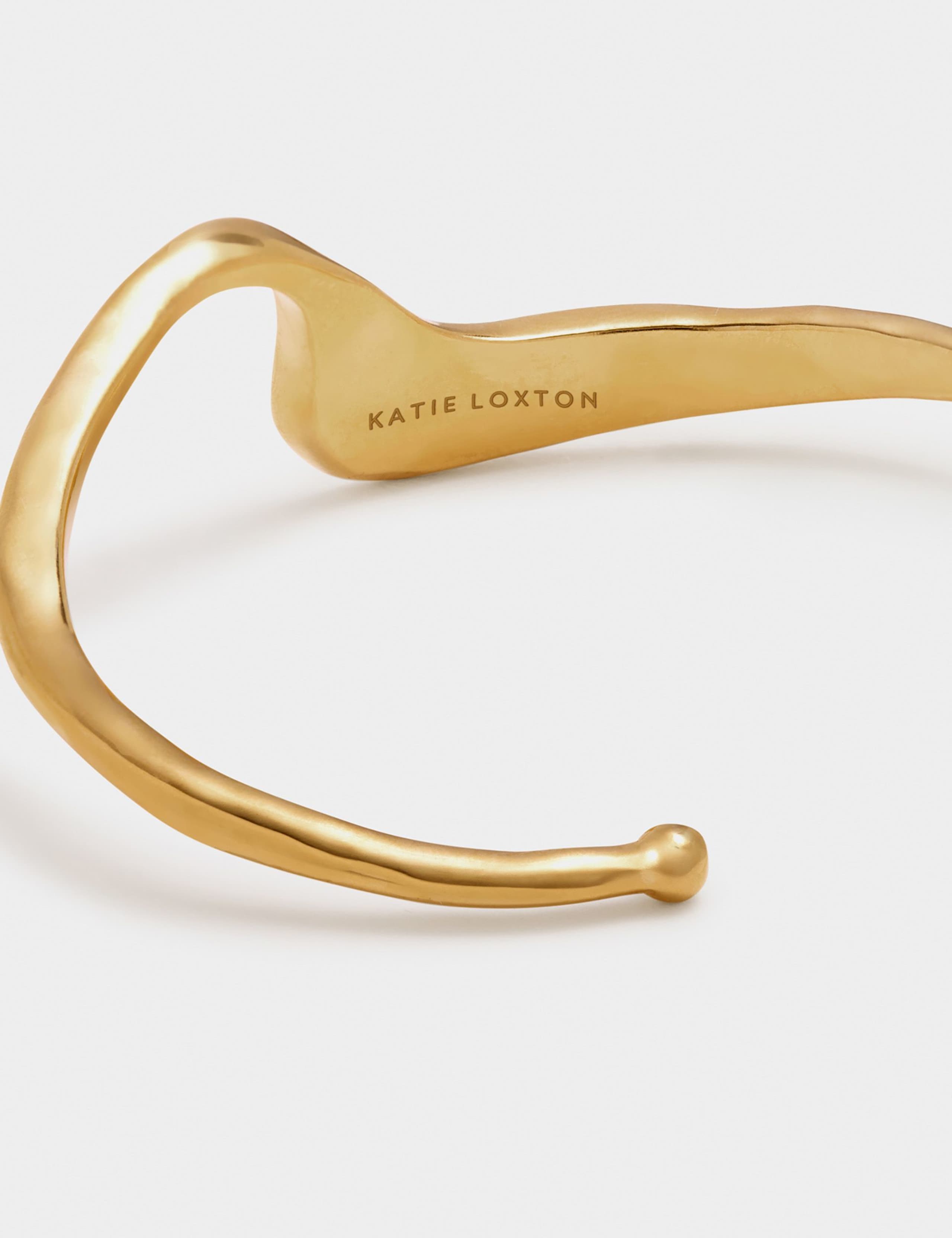 Gold Plated Waterproof Cuff Bangle 4 of 5