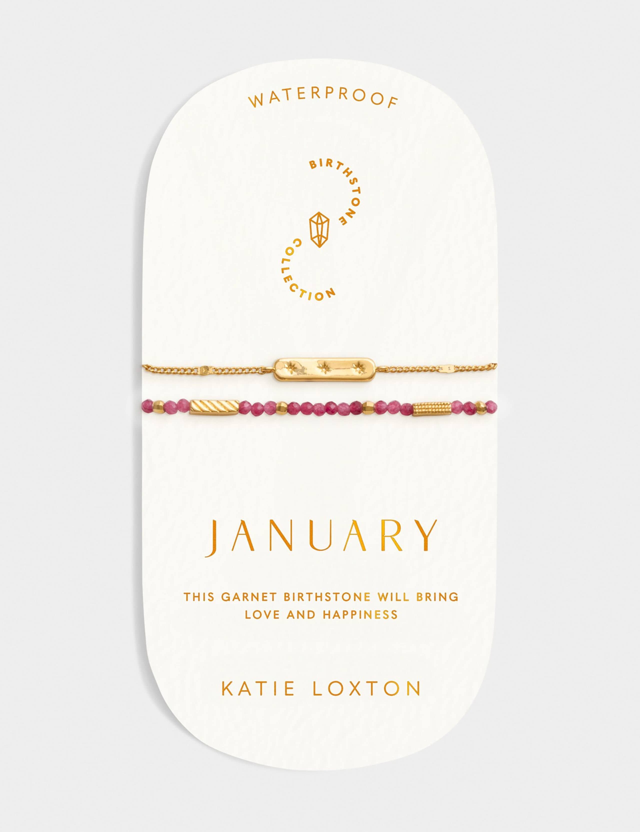 January Waterproof Birthstone Bracelet 4 of 5