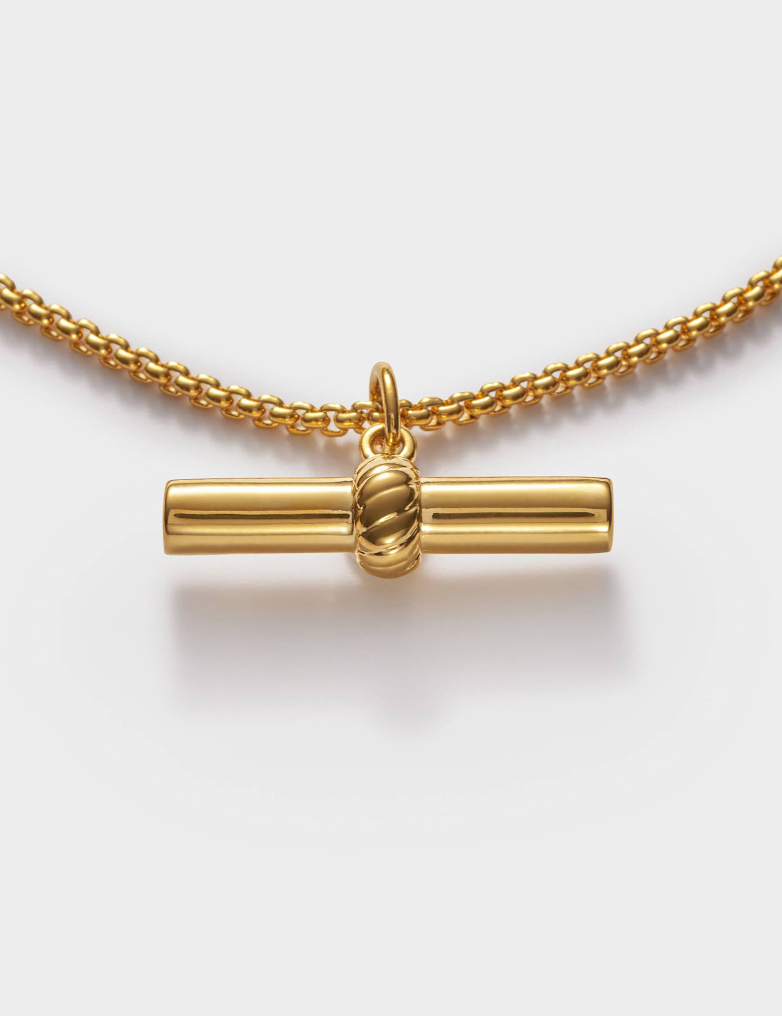 Gold Plated T-Bar Bracelet 4 of 5