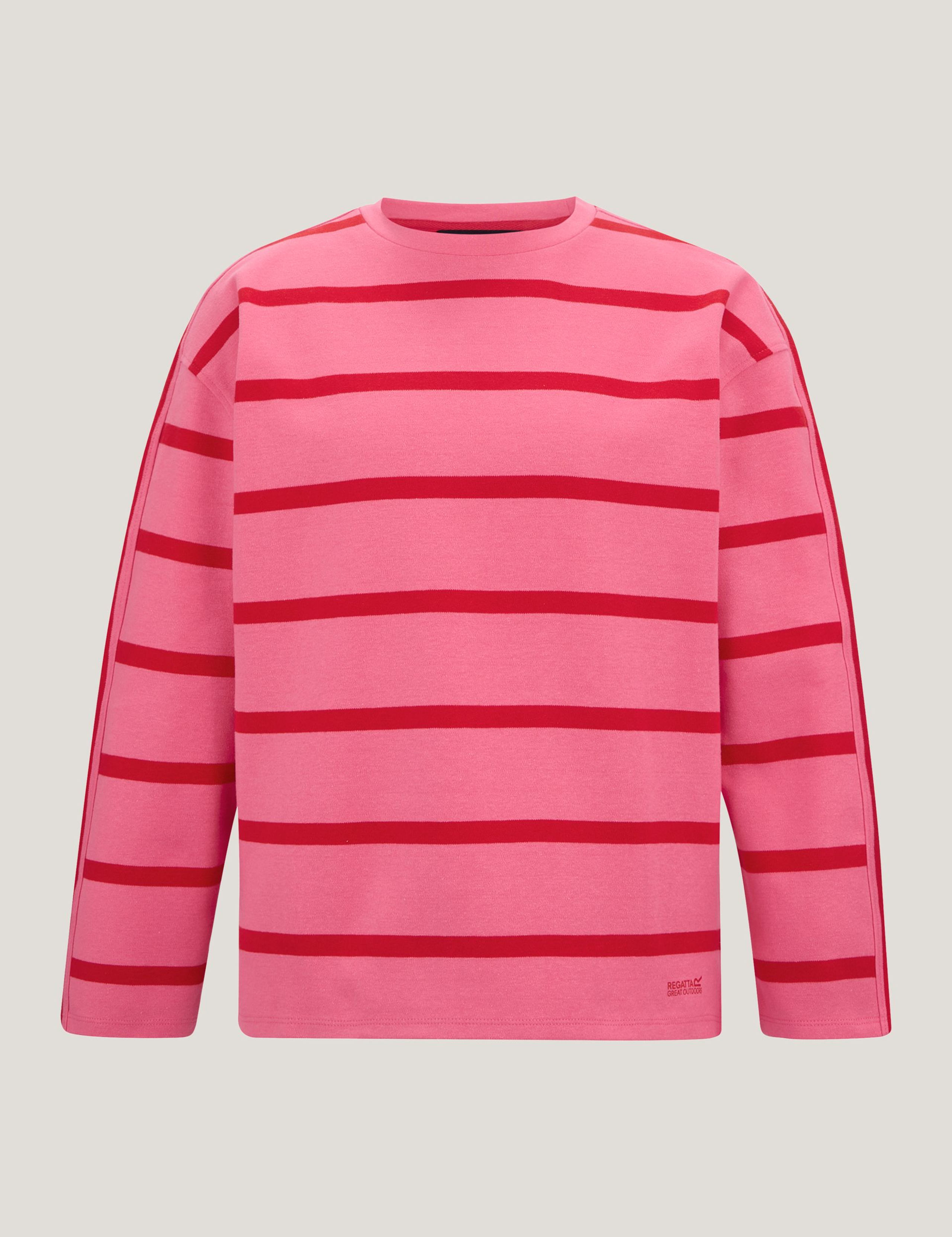 Avira Cotton Rich Striped Sweatshirt 2 of 7