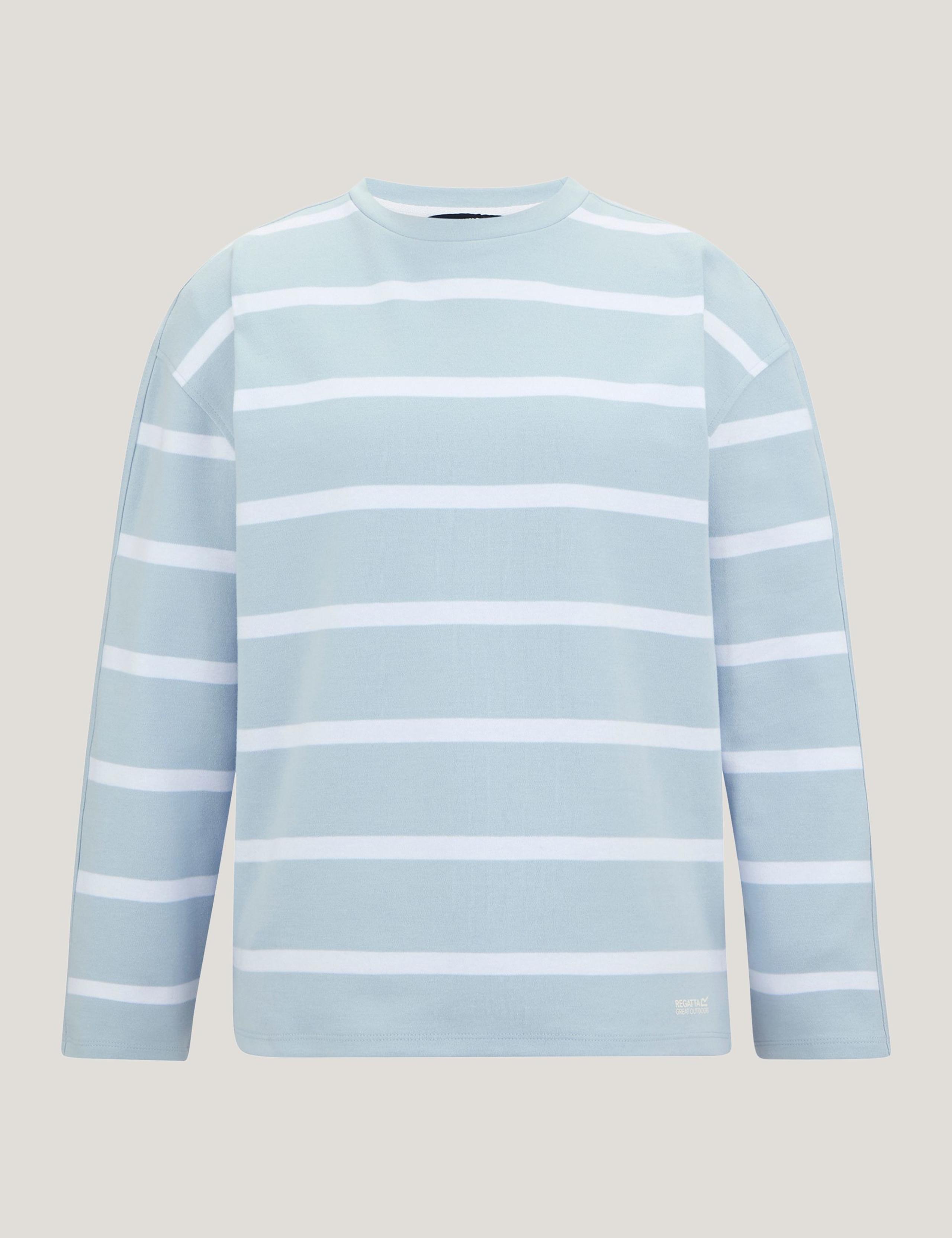 Avira Cotton Rich Striped Sweatshirt 2 of 7