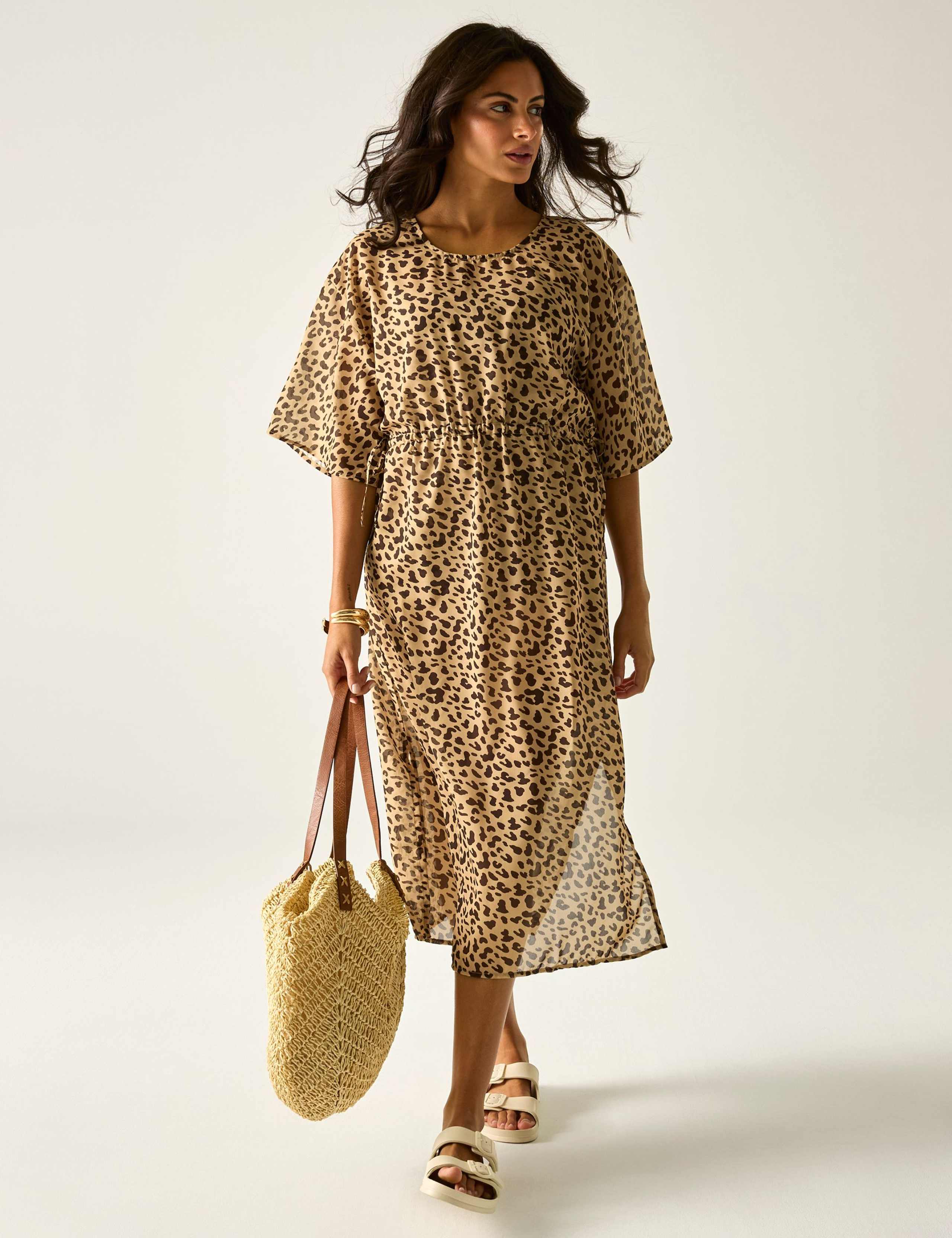 Avorno Printed Midaxi Beach Dress 7 of 7