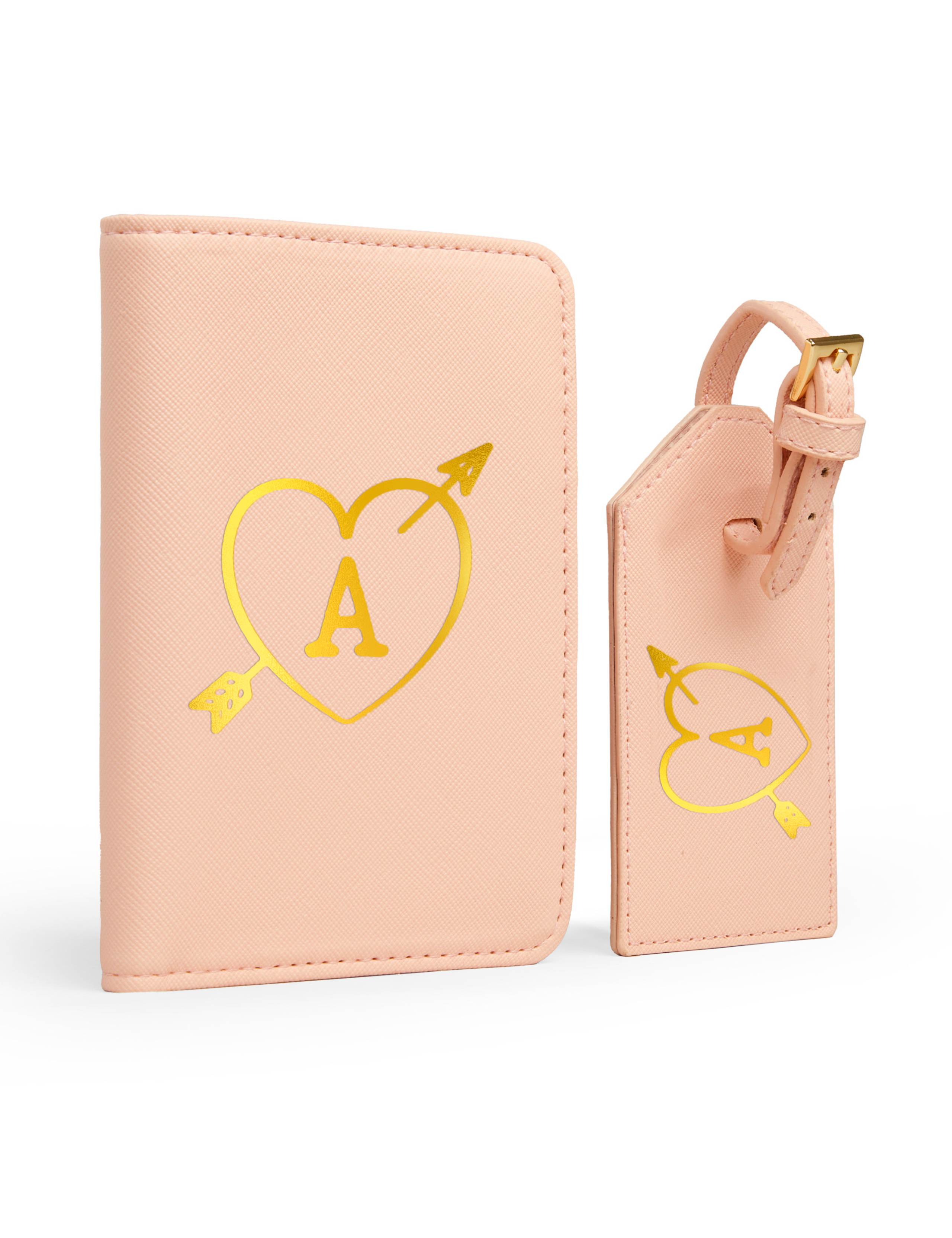 Personalised Heart Travel Set 1 of 4