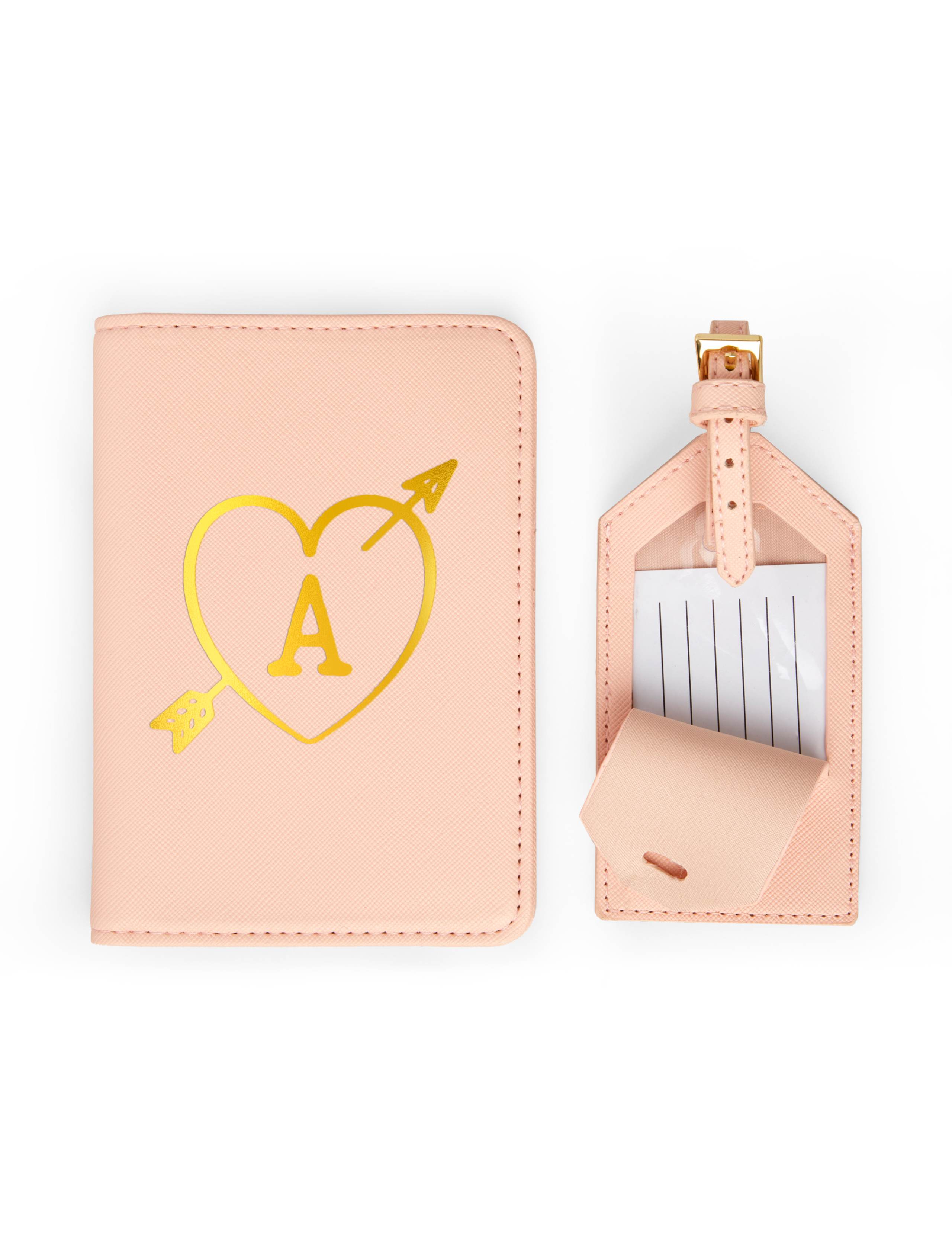 Personalised Heart Travel Set 2 of 4