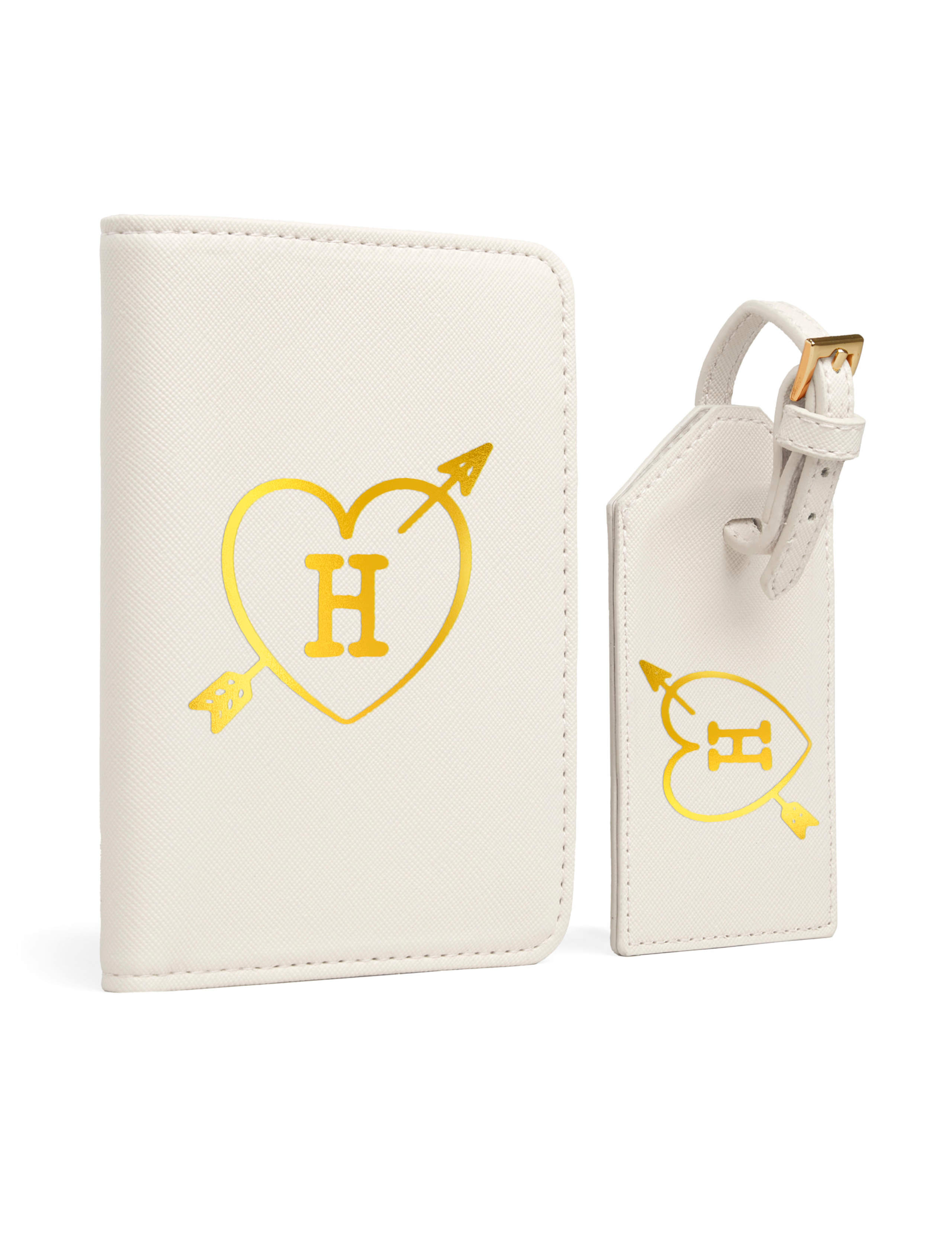Personalised Heart Travel Set 1 of 4