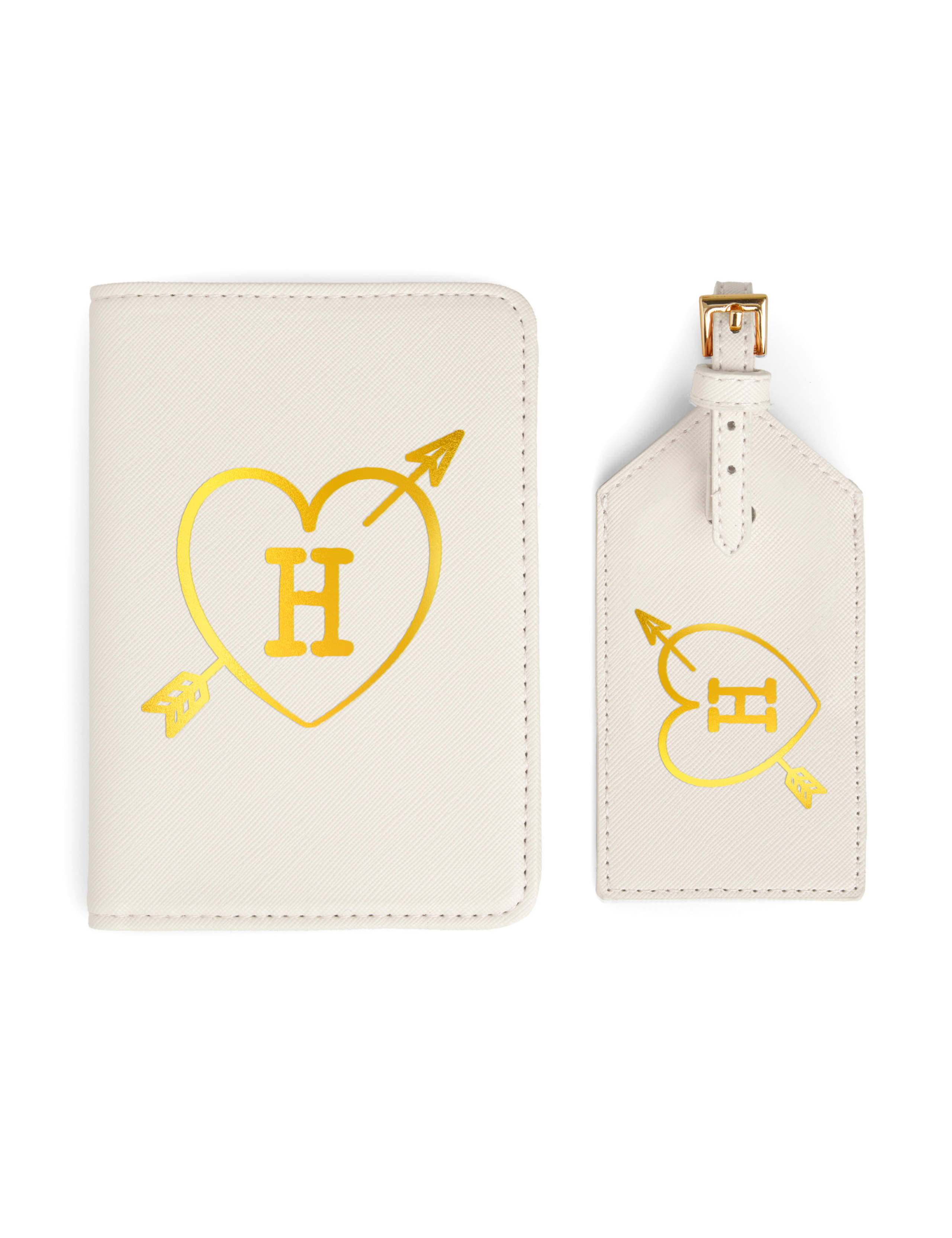 Personalised Heart Travel Set 3 of 4