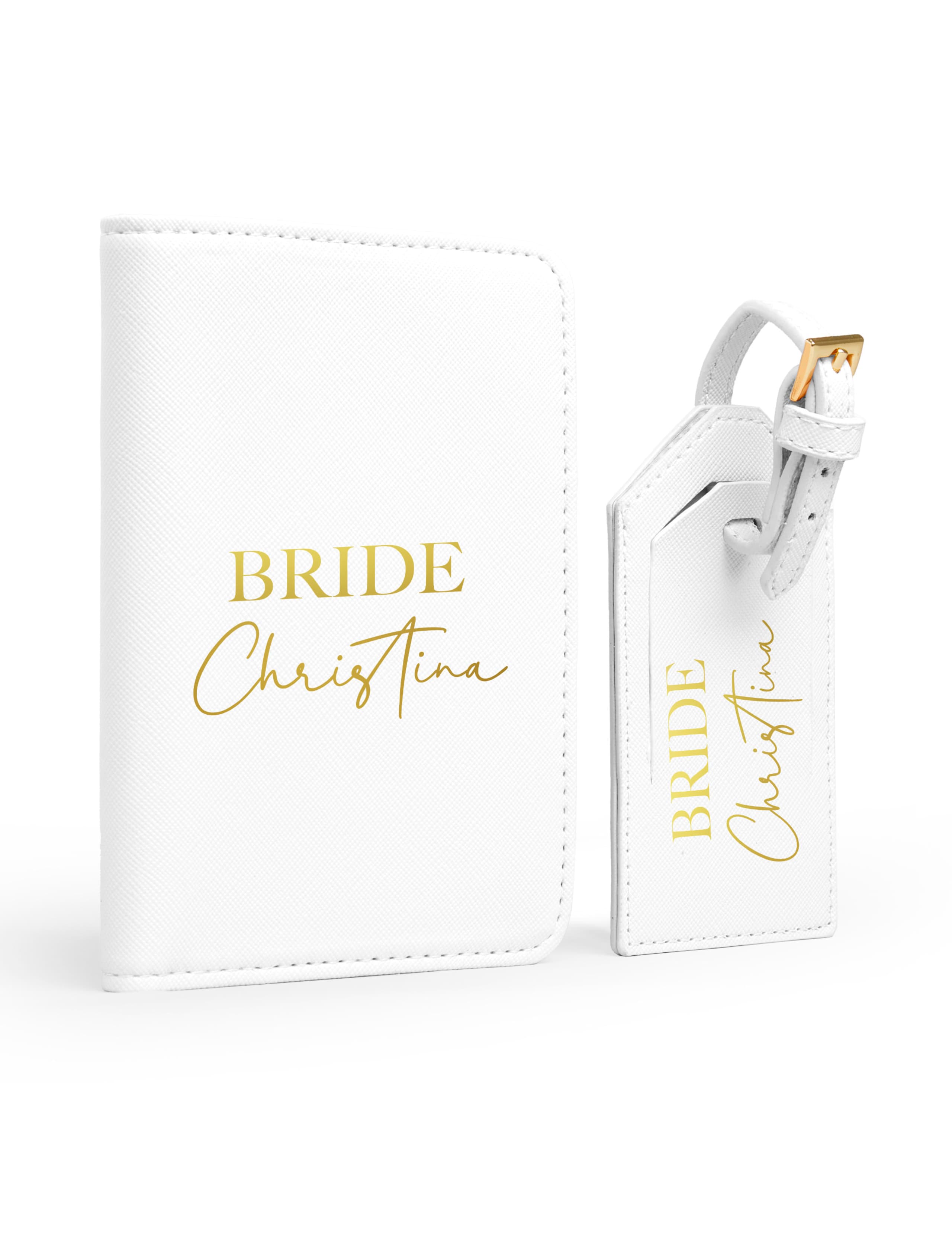 Personalised Bride Travel Set 1 of 4