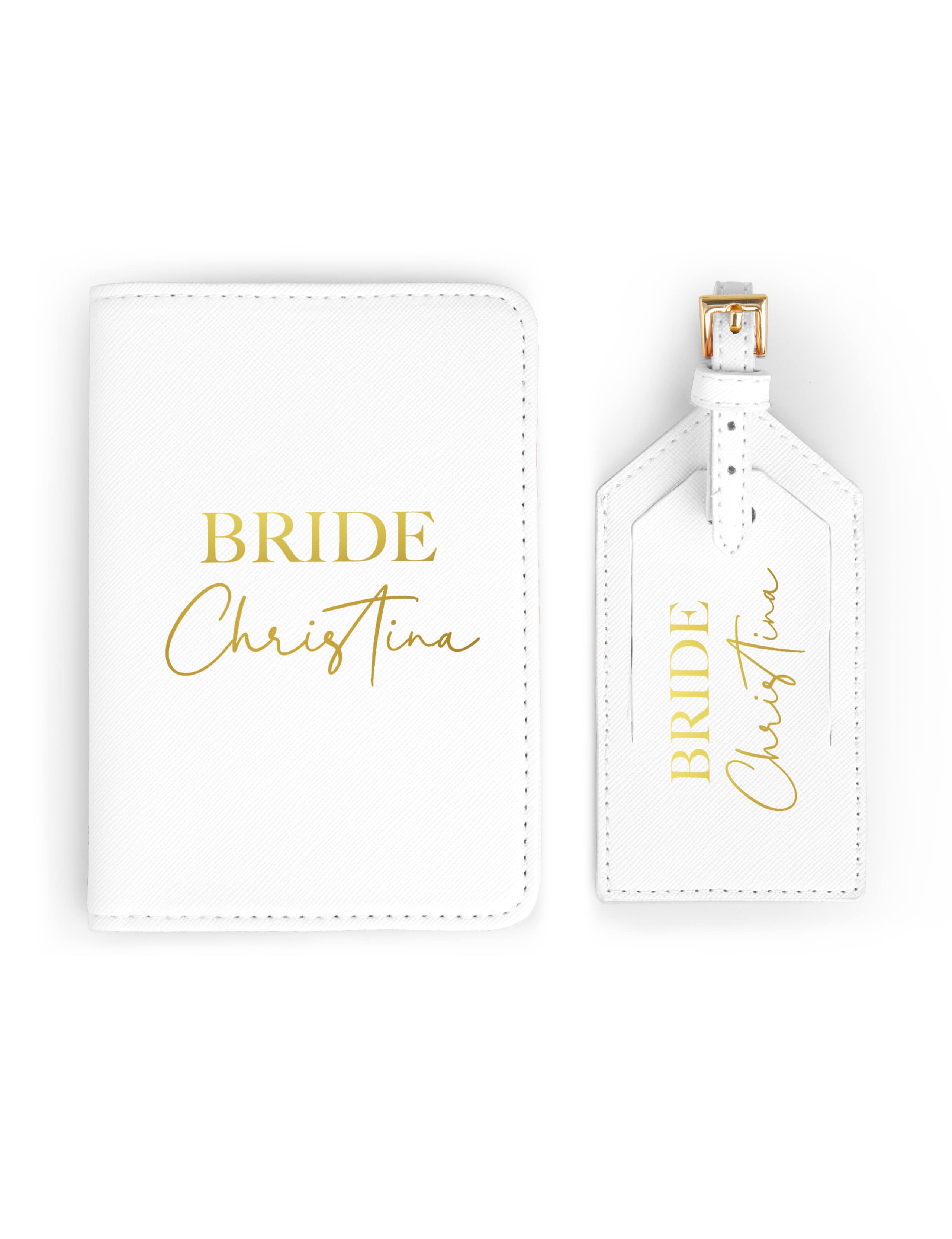 Personalised Bride Travel Set 3 of 4
