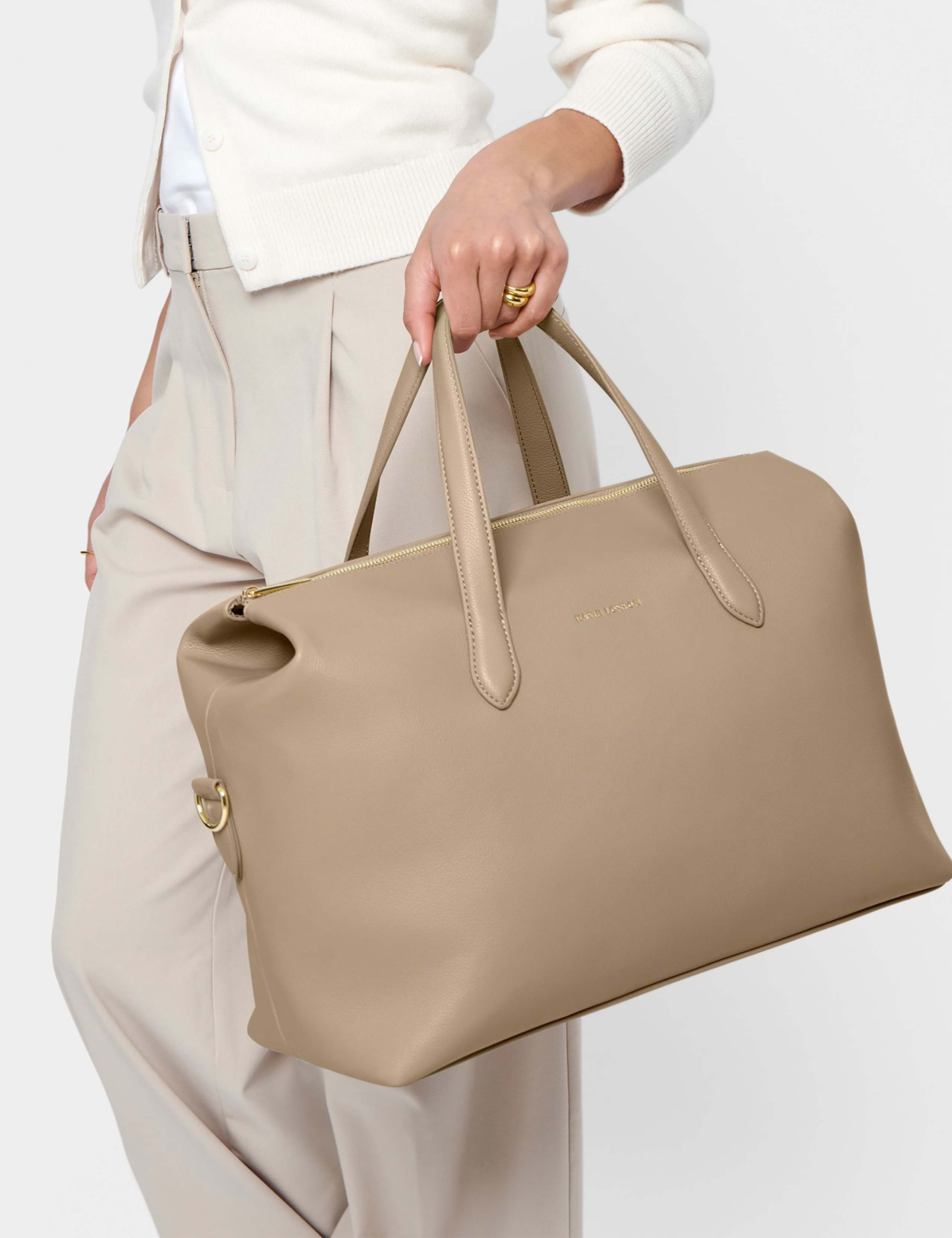 Personalised Faux Leather Weekend Bag 7 of 8