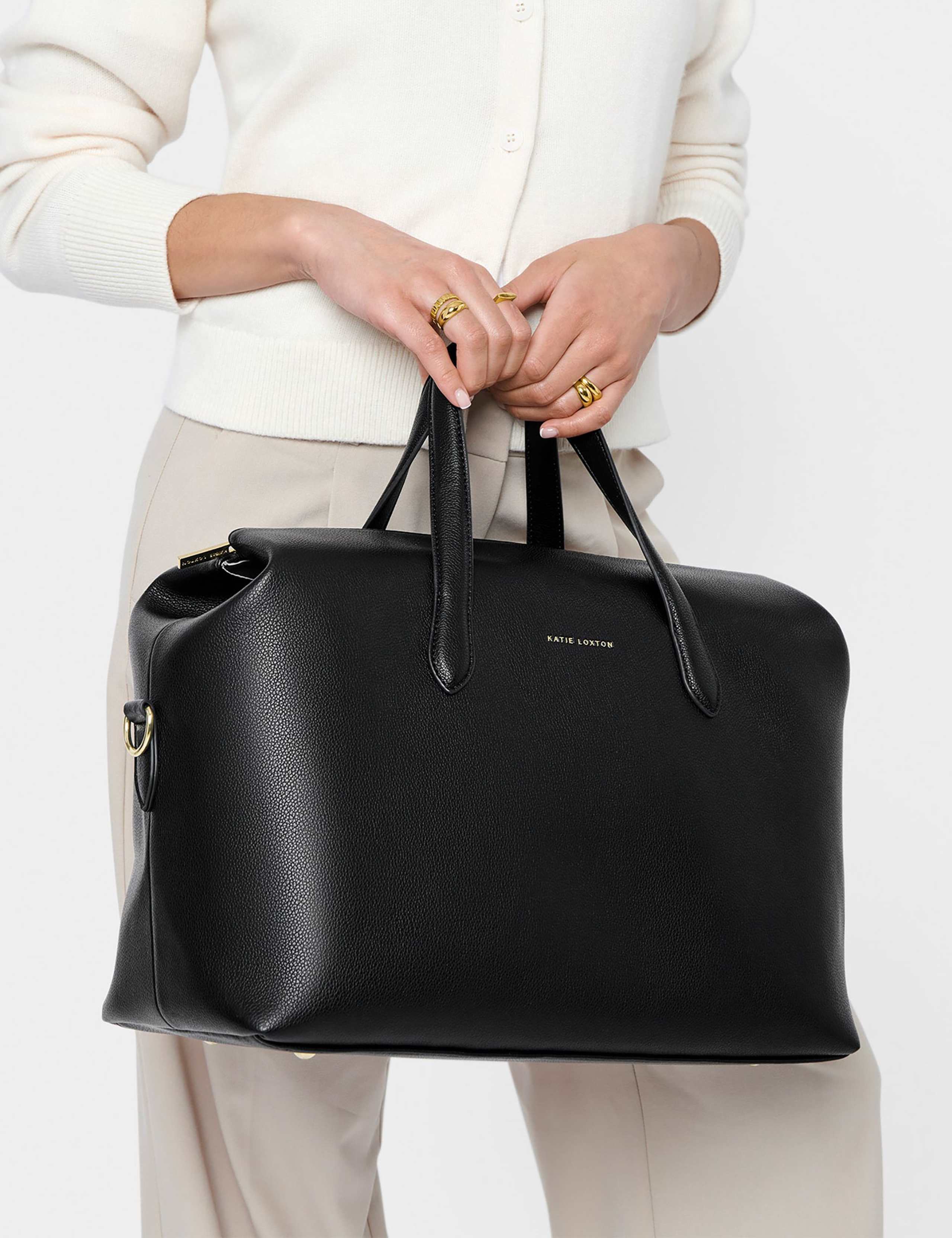 Personalised Faux Leather Weekend Bag 1 of 8