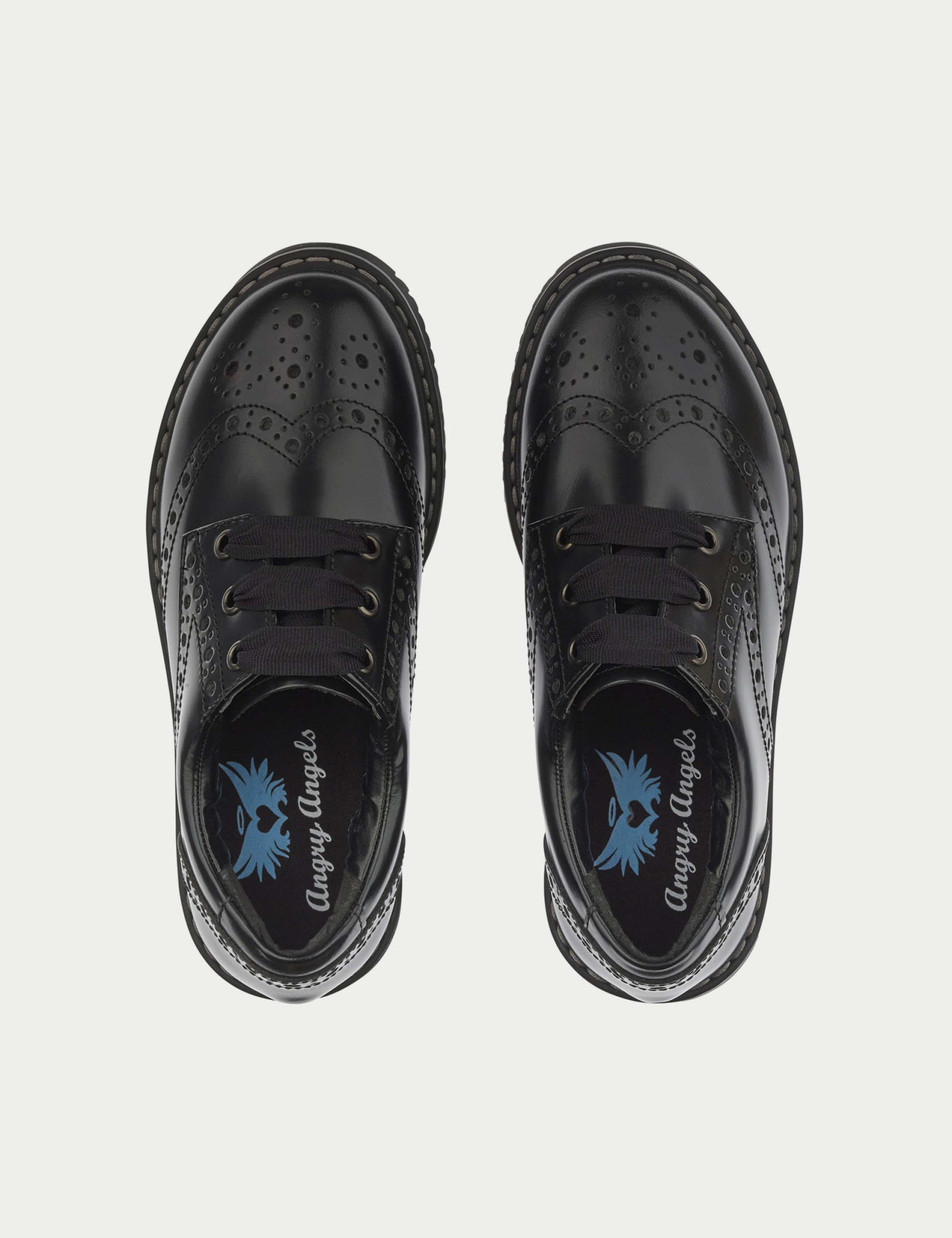 Kids' Leather Schoolwear Brogues (12.5 Small - 9 Large) 3 of 6