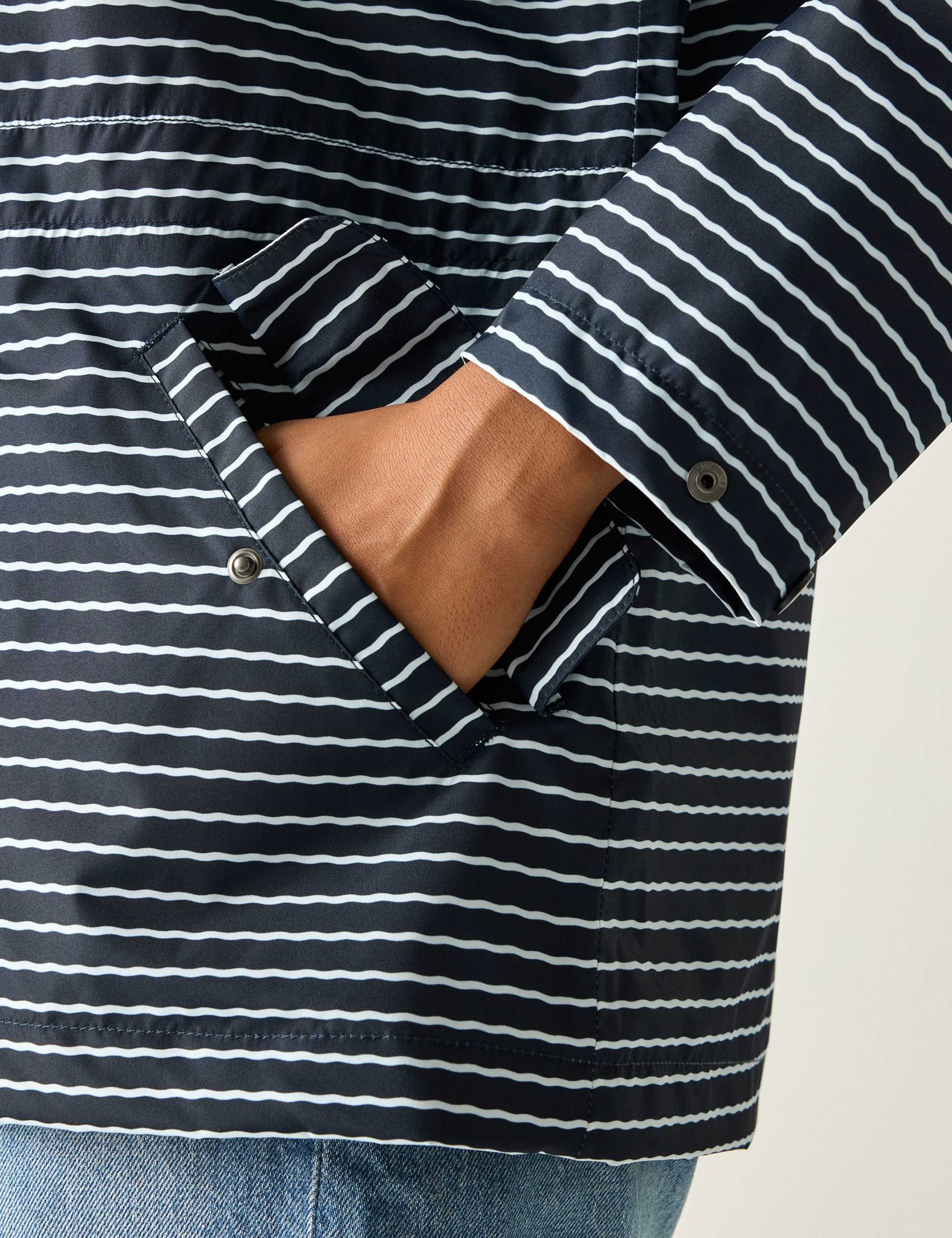 Bayletta Waterproof Lightweight Striped Jacket 4 of 7