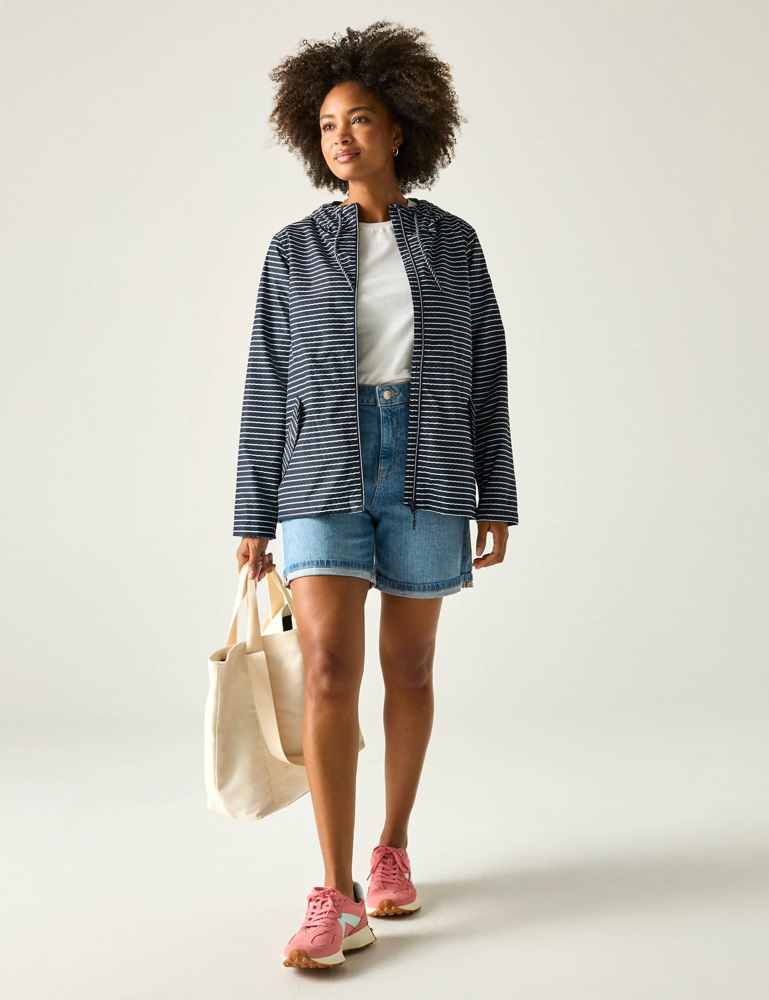 Bayletta Waterproof Lightweight Striped Jacket 5 of 7