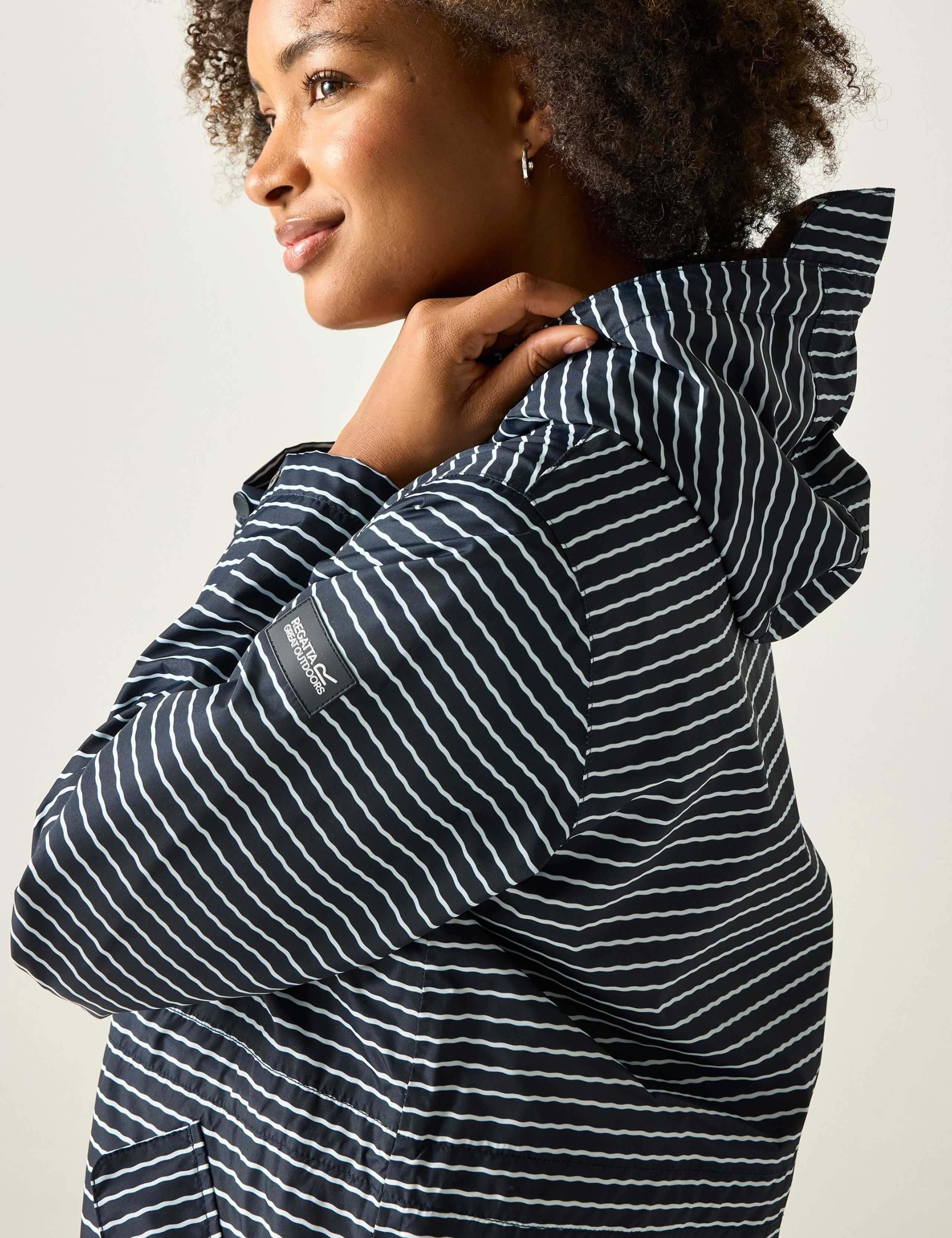 Bayletta Waterproof Lightweight Striped Jacket 7 of 7